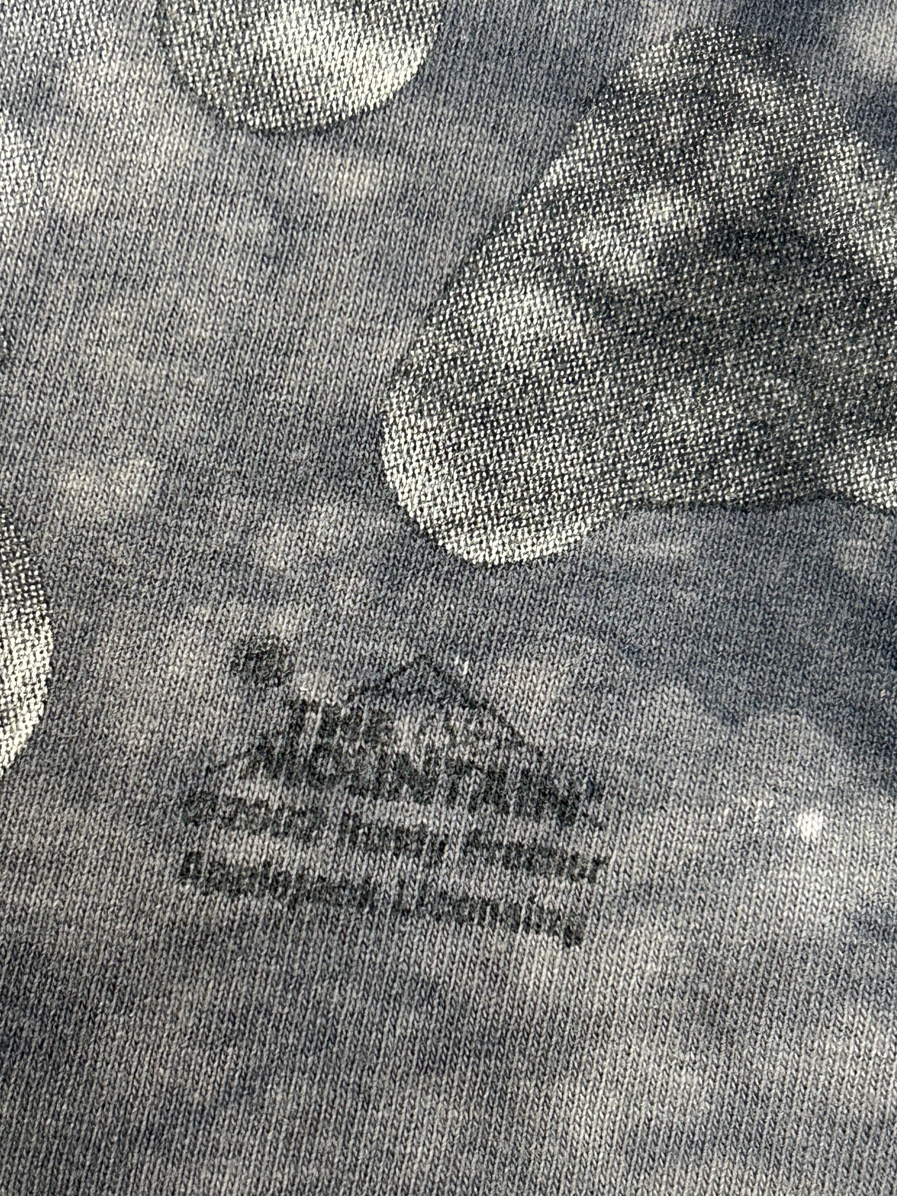 2002 Tye Dye Wolf Print Tee