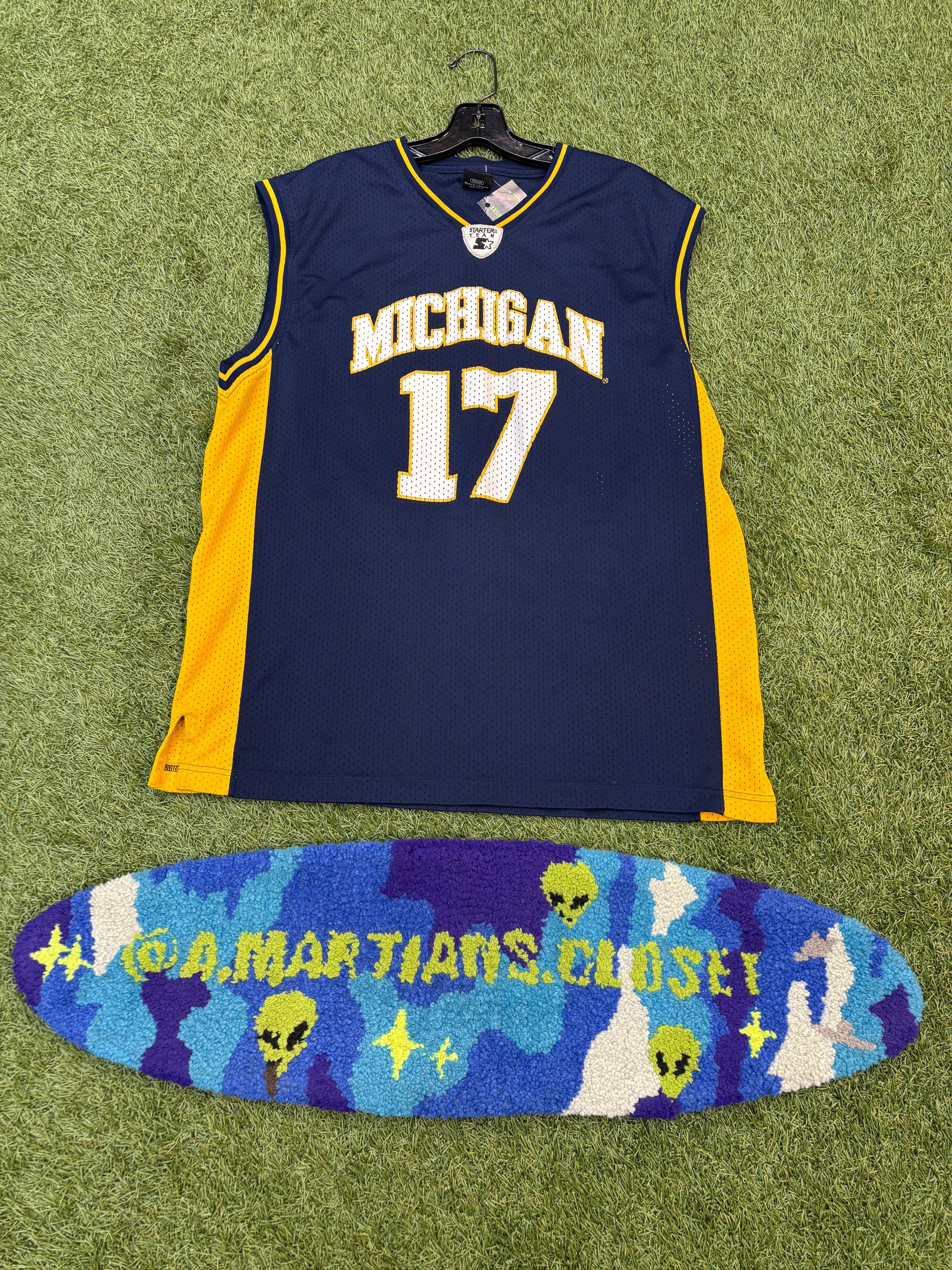 Vintage Starter Michigan Basketball Jersey