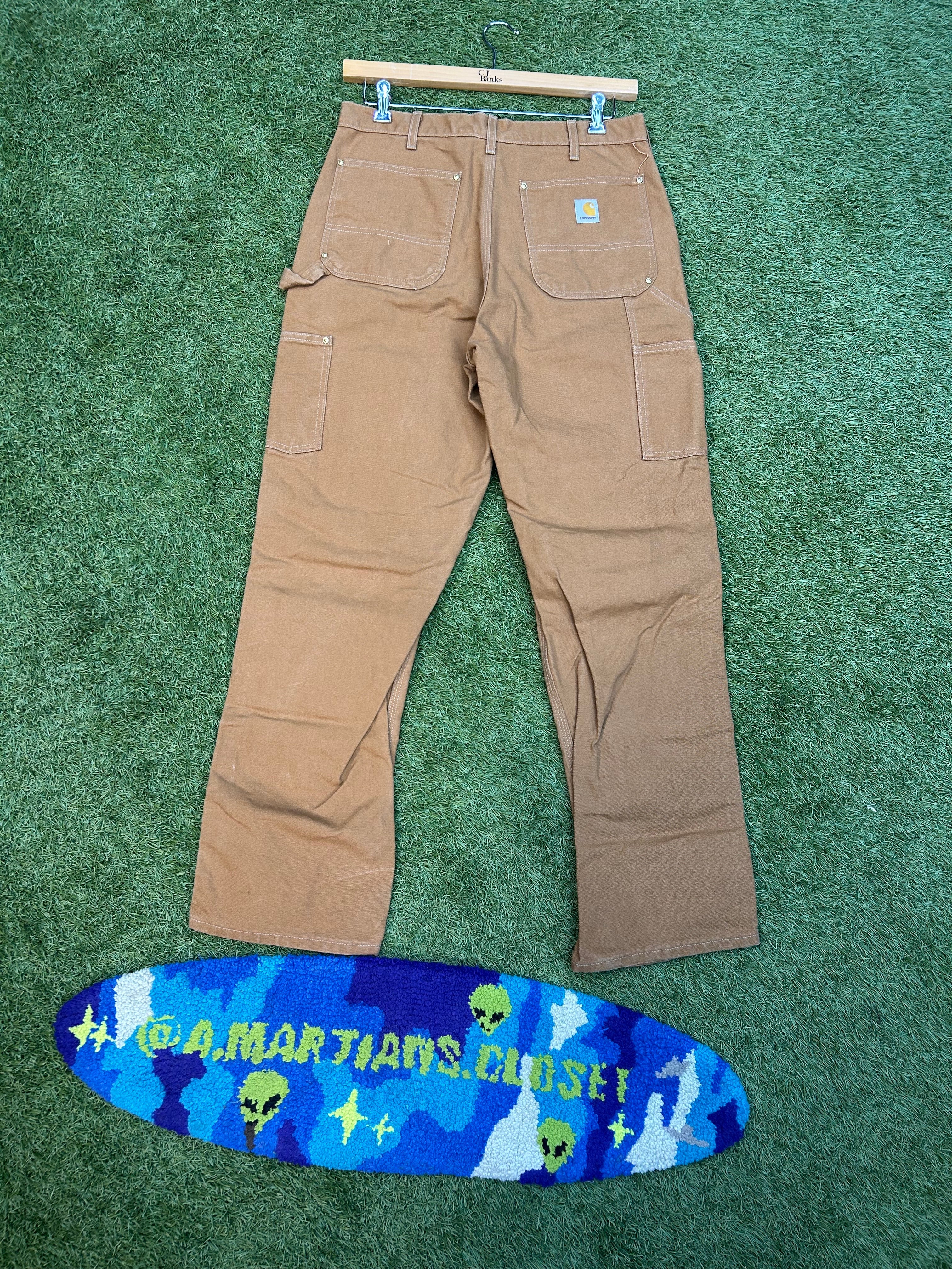 Y2K Carhartt Tan Double Knee Carpenter Jeans