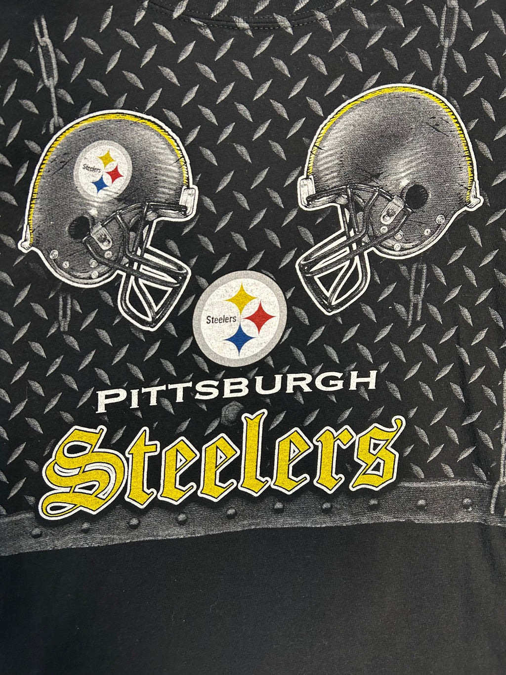 Y2K Pittsburgh Steelers Metal Plate Graphic Tee