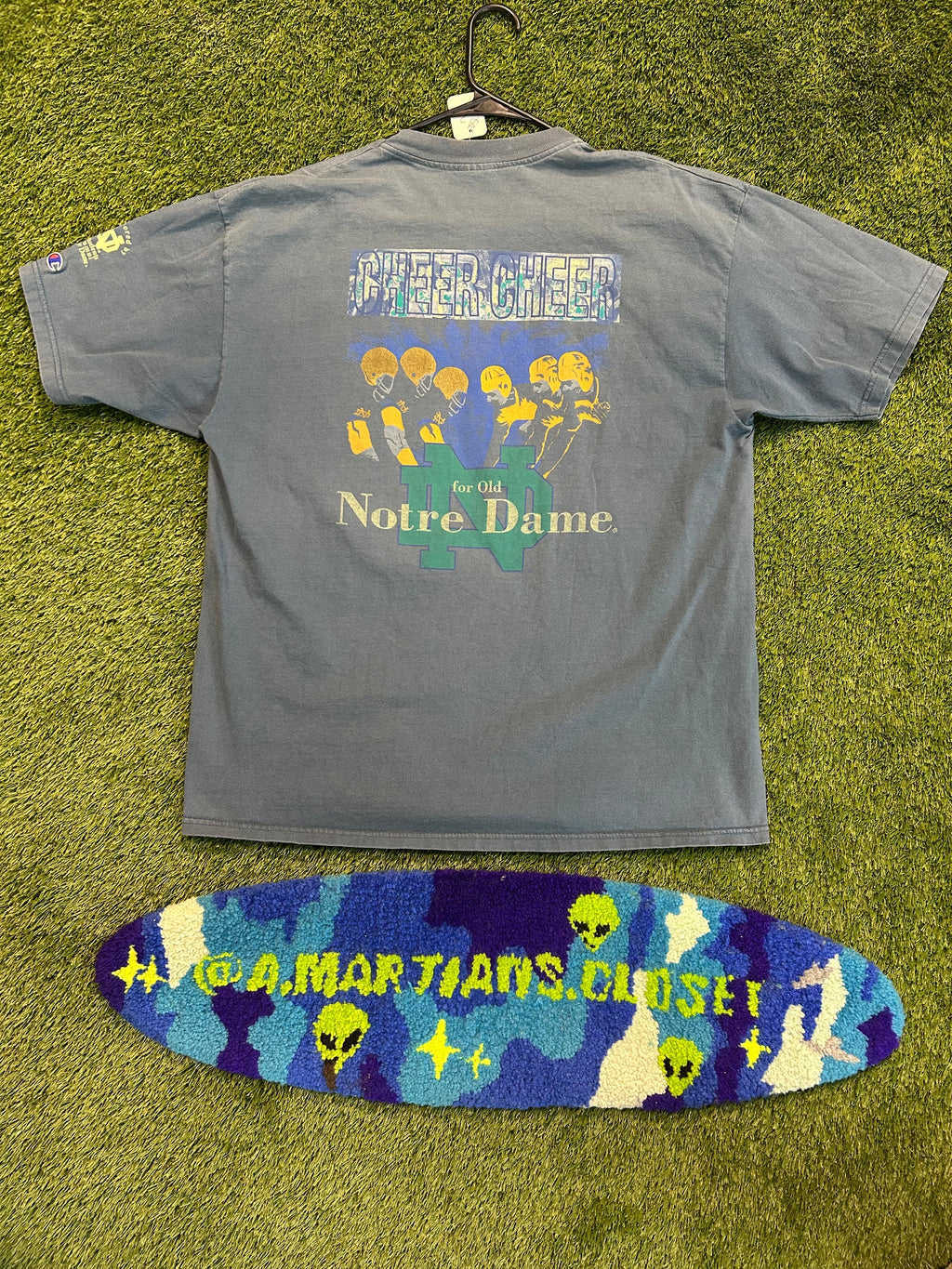 Vintage Champion Notre Dame Football Tee