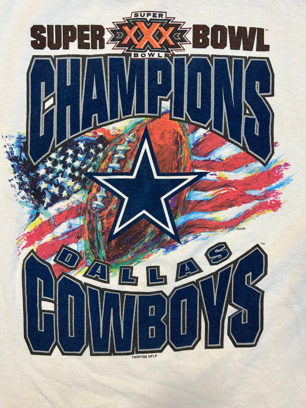 Vintage 1996 Starter Tag Dallas Cowboys Super Bowl Tee