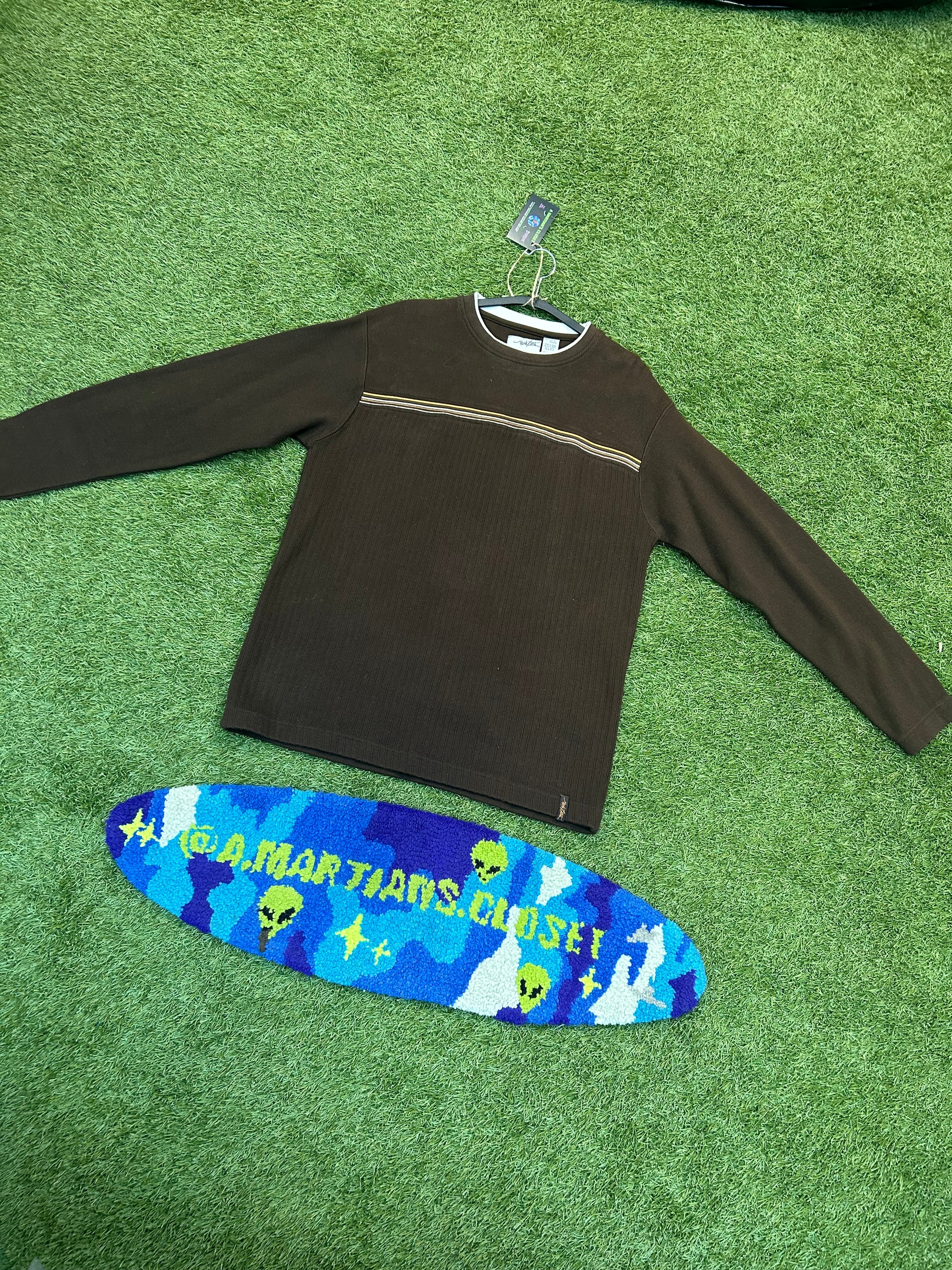 Y2K Point Zero Brown Crewneck
