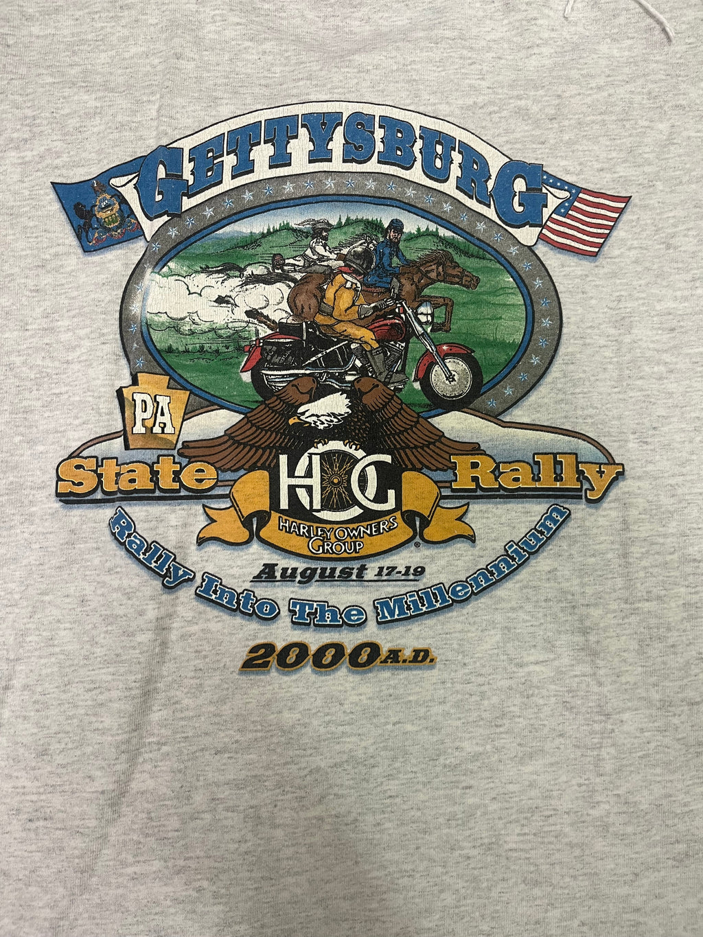 Vintage 2000s Harley Owners Group Gettysburg