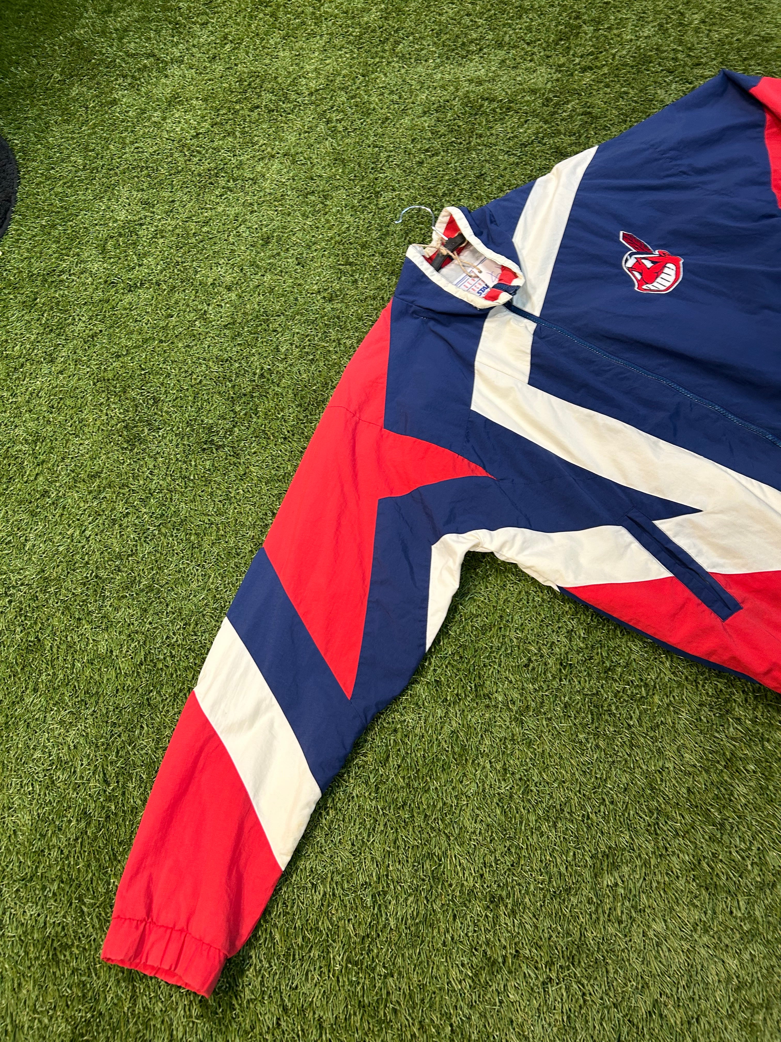 Vintage 90s MLB Cleveland Indians Starter Track Jacket