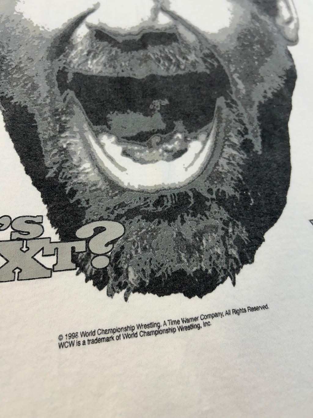 Vintage 1998 WCW Goldberg Big Head Tee