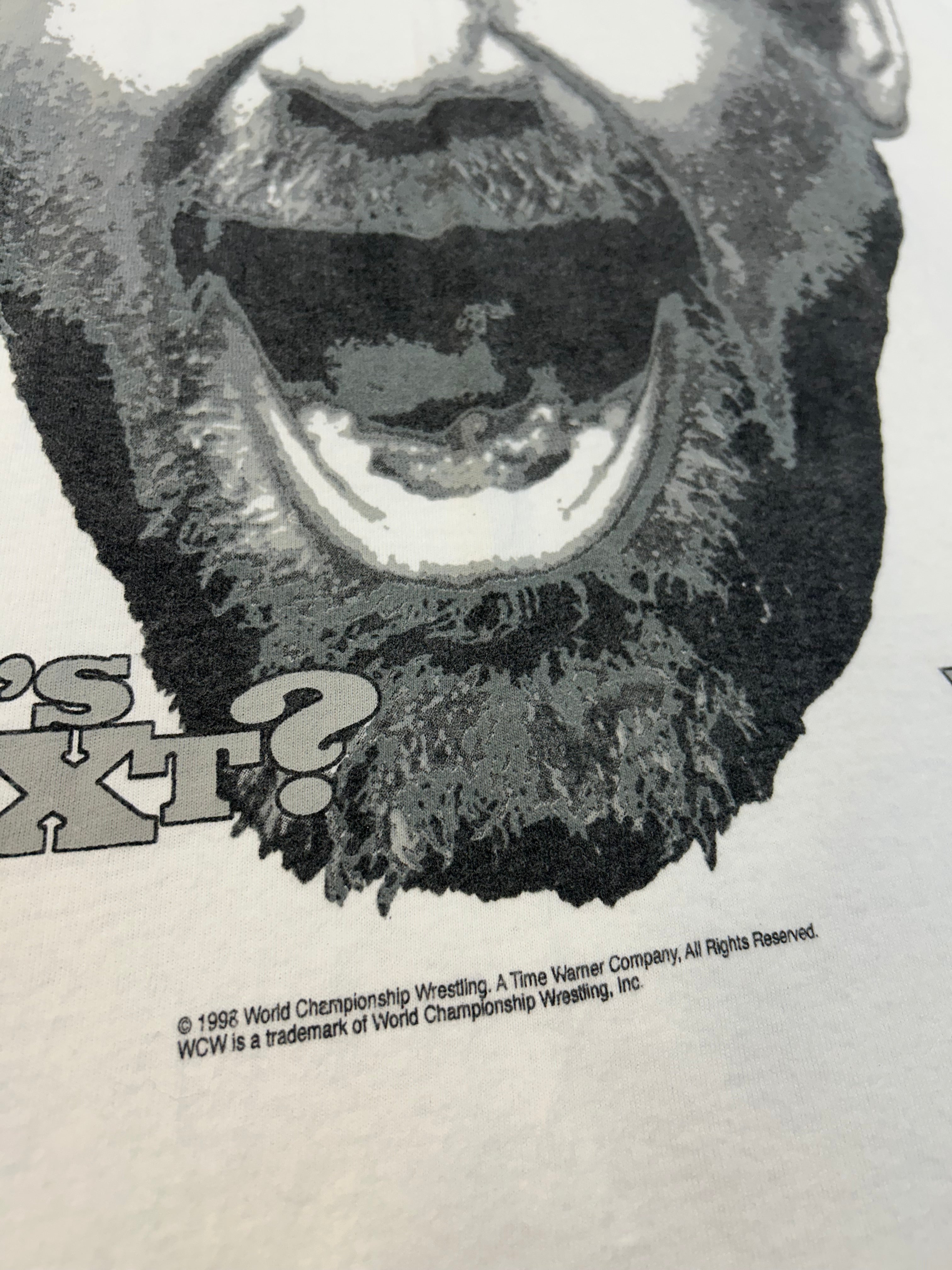 Vintage 1998 WCW Goldberg Big Head Tee