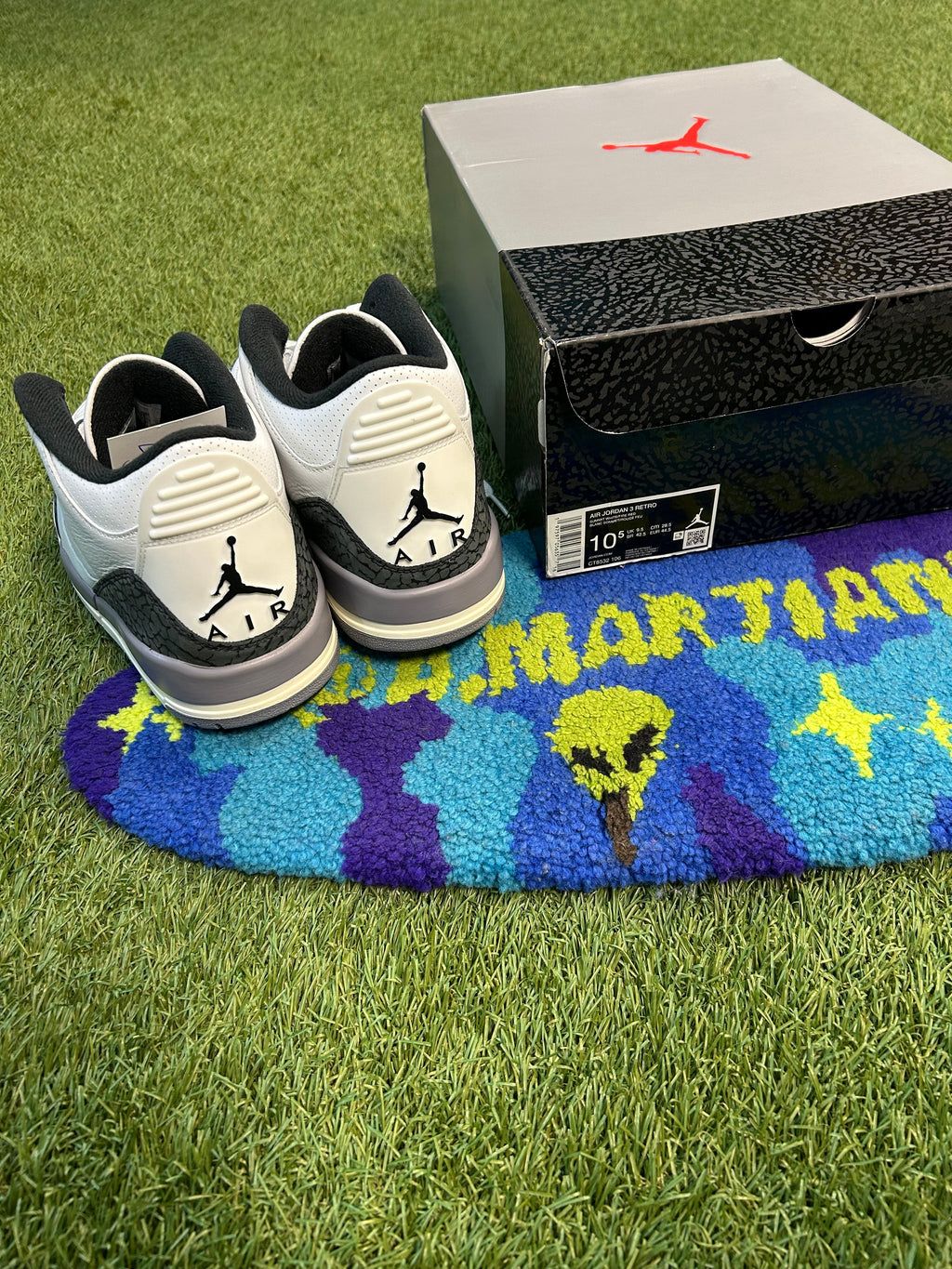Jordan Retro 3 White Cement Reimagined
