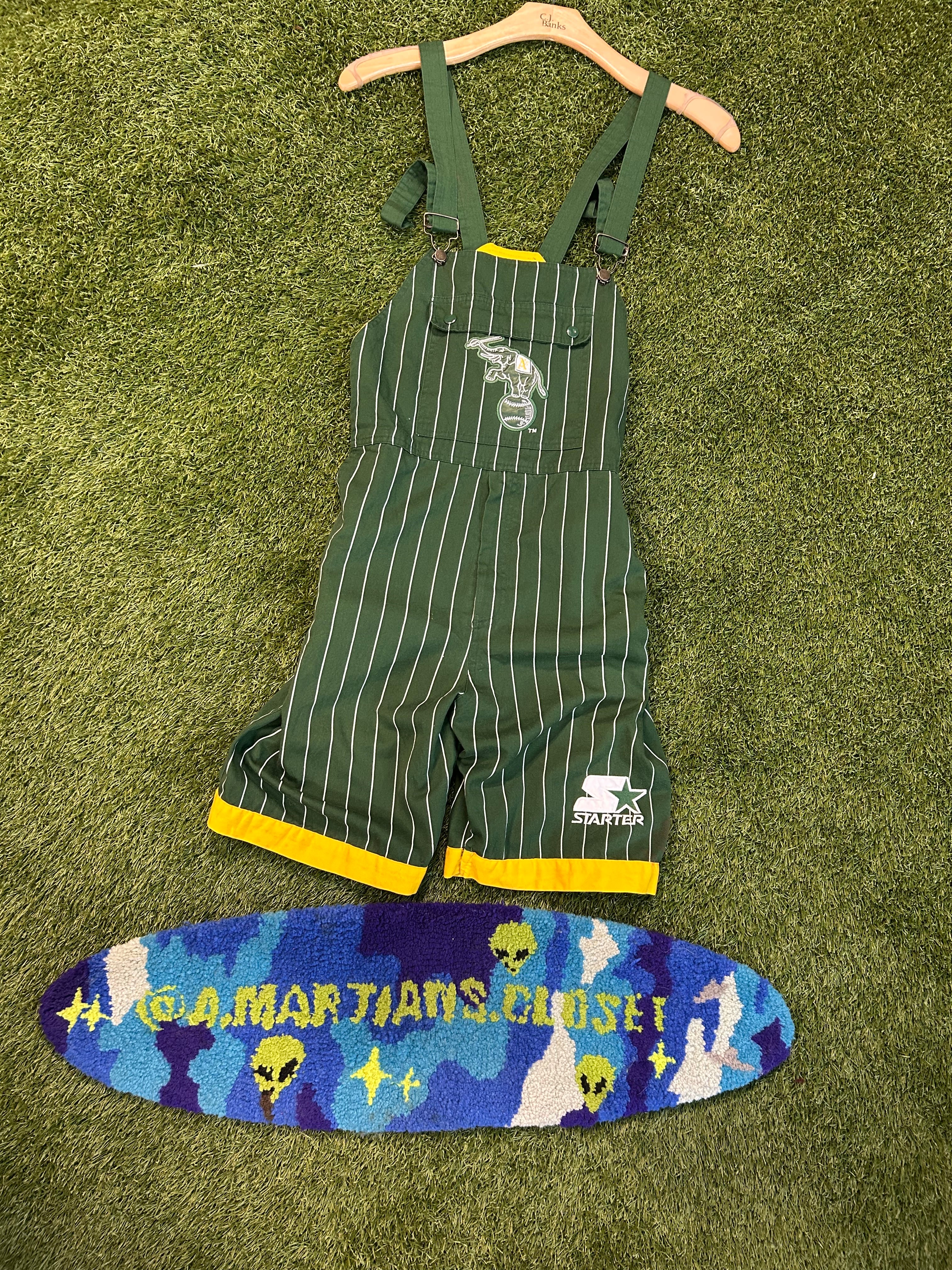 Vintage 90s Oaklands A’s MLB Overalls
