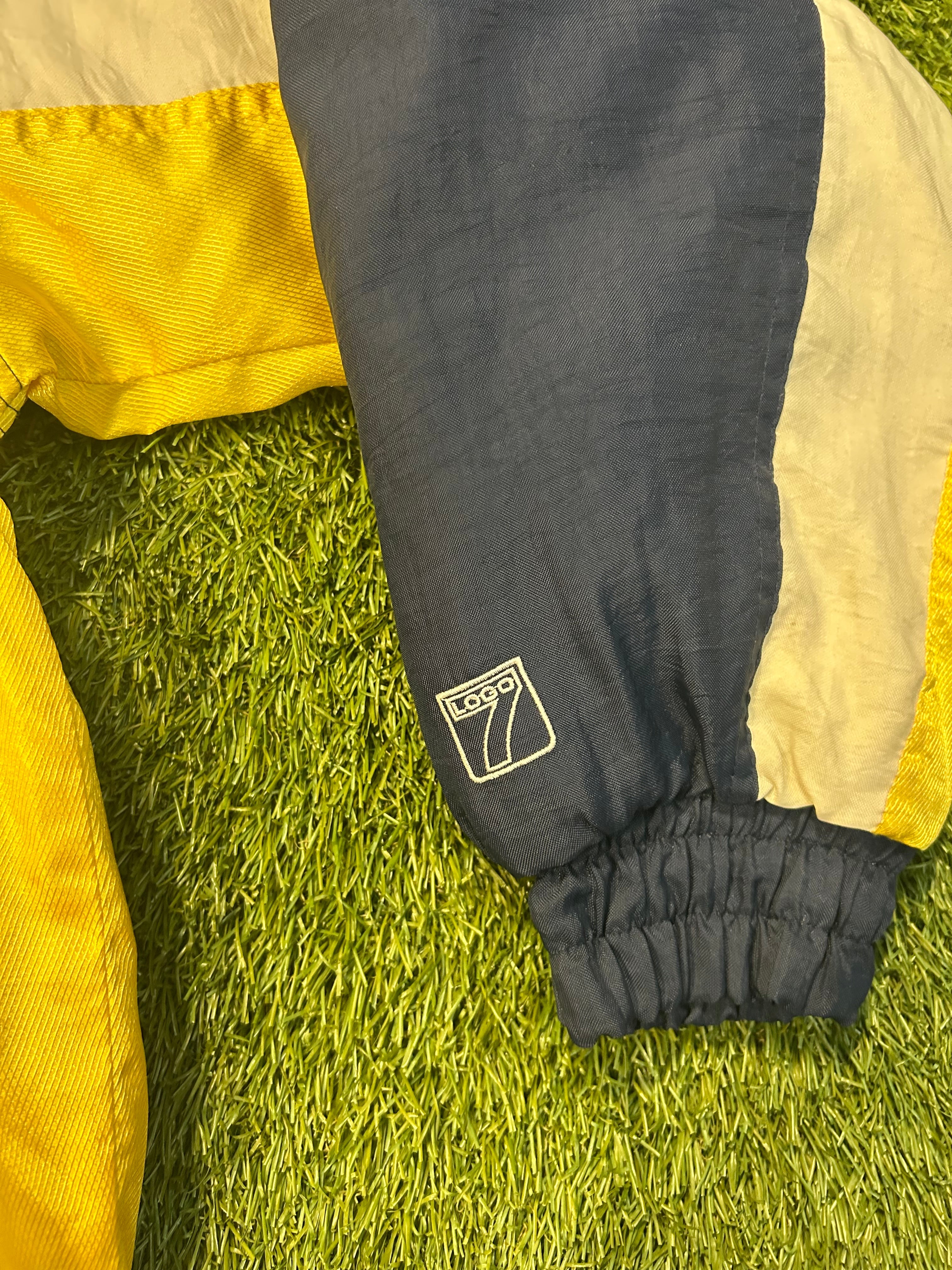 Vintage 90s Michigan Wolverines Logo7 Coat