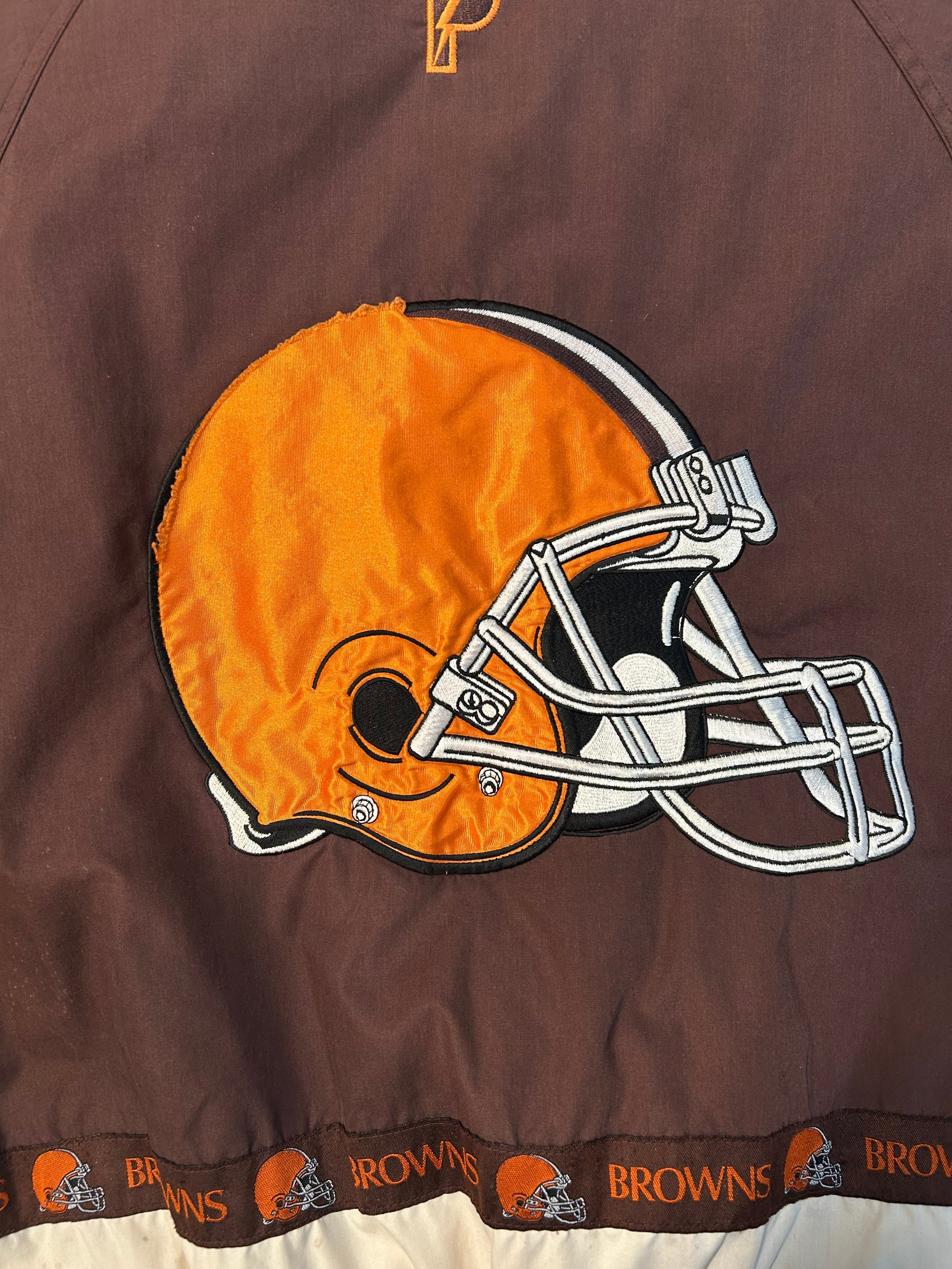 Rare Vintage Pro Player Cleveland Browns NFL Puffer Jacket