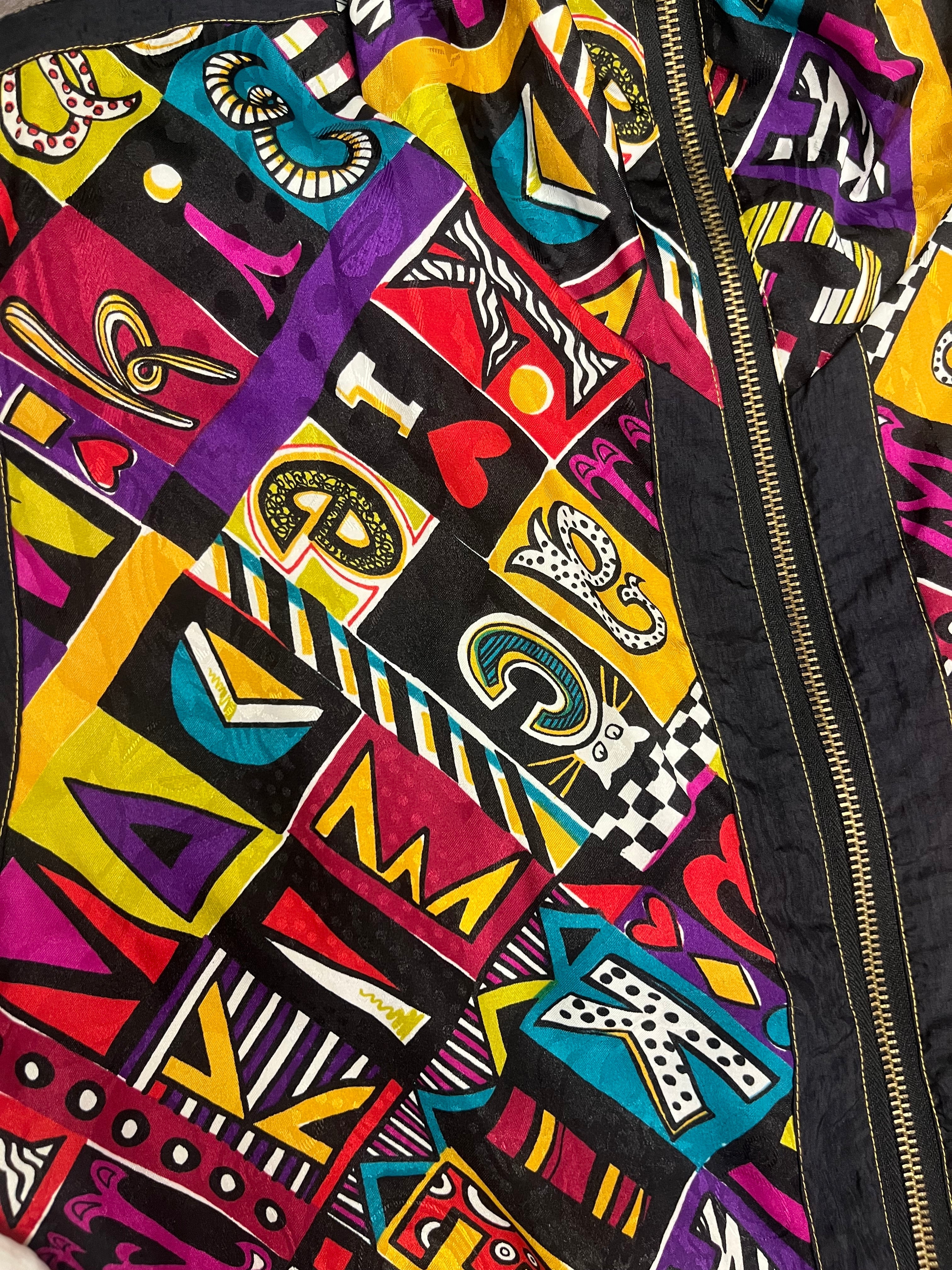 Vintage Bob Mackie Wearable Art Jacket