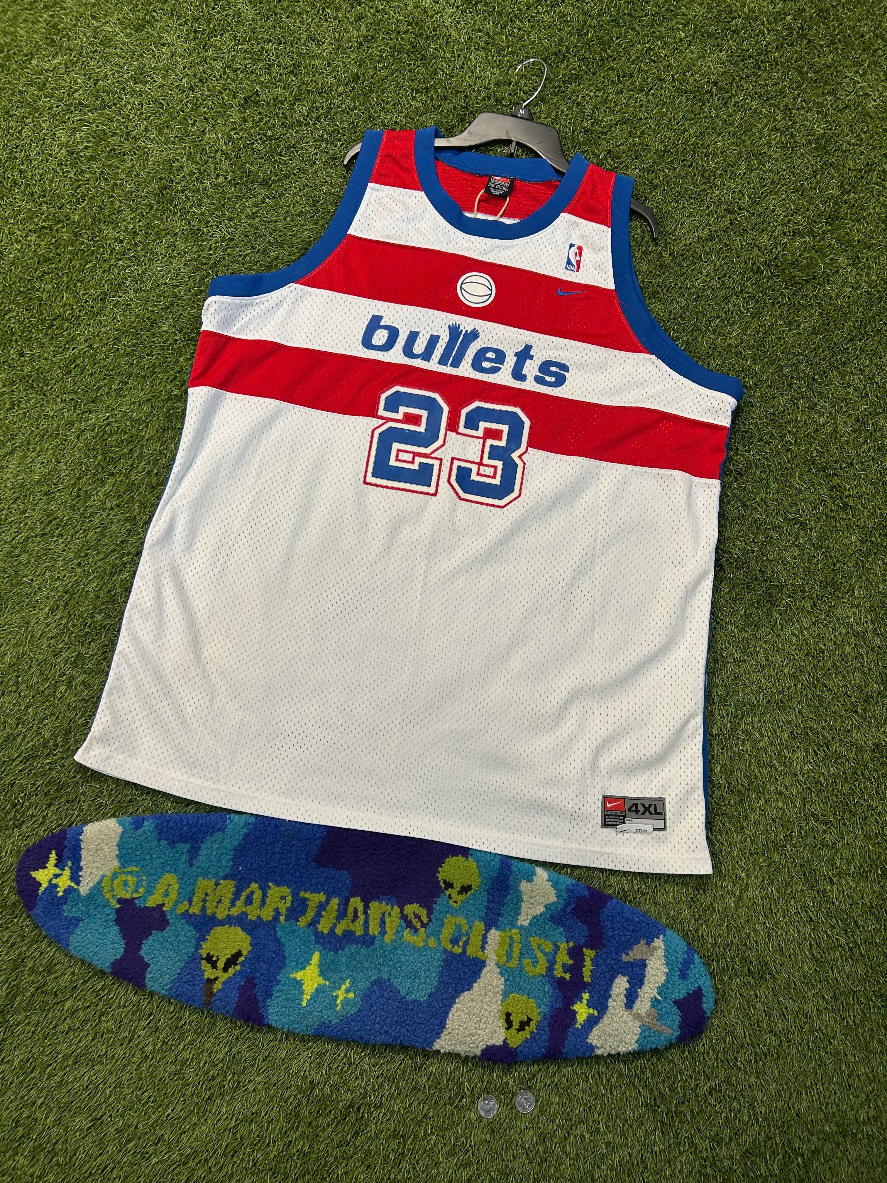 Vintage Nike Washington Bullets Michael Jordan Basketball