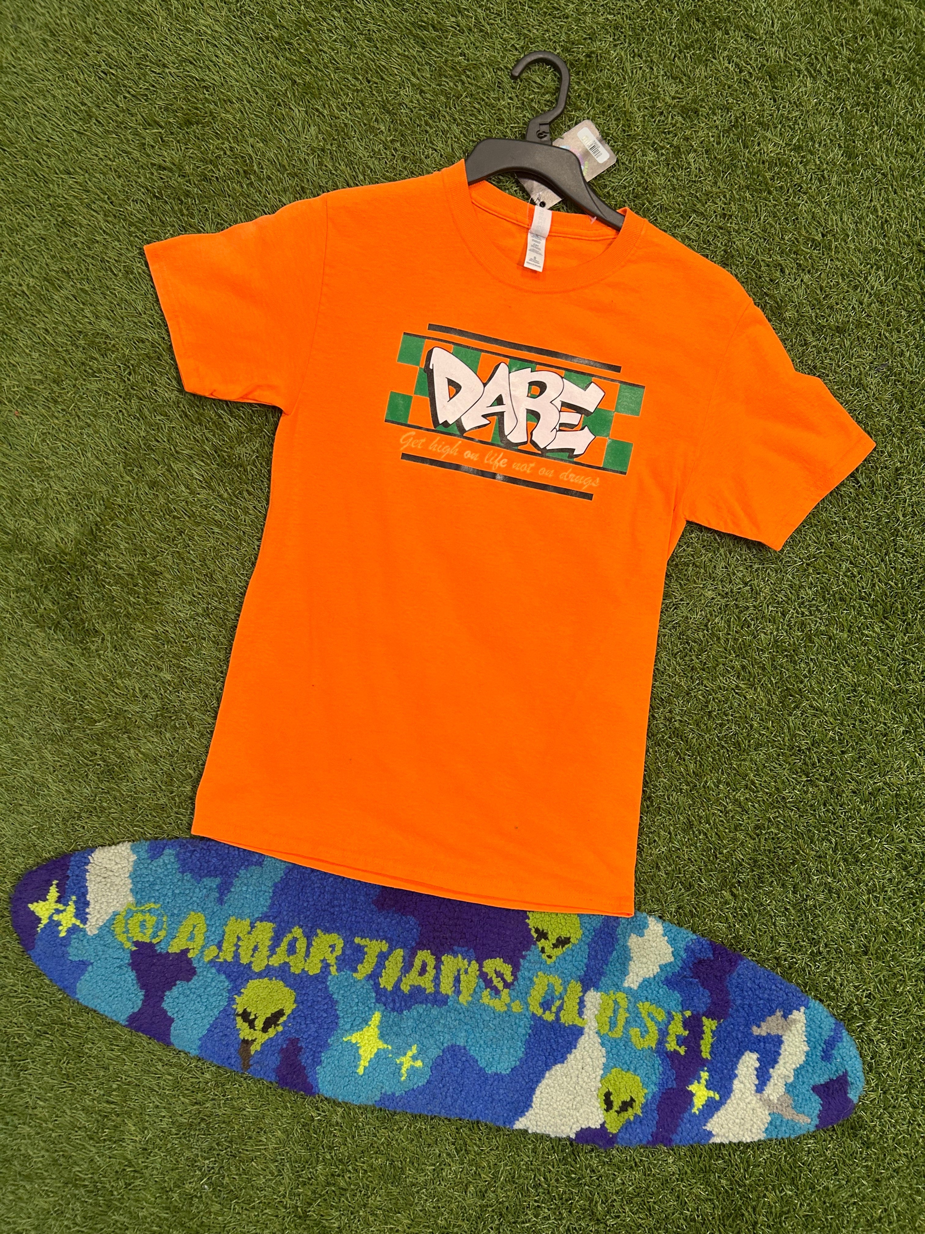 Y2K Orange DARE Tee
