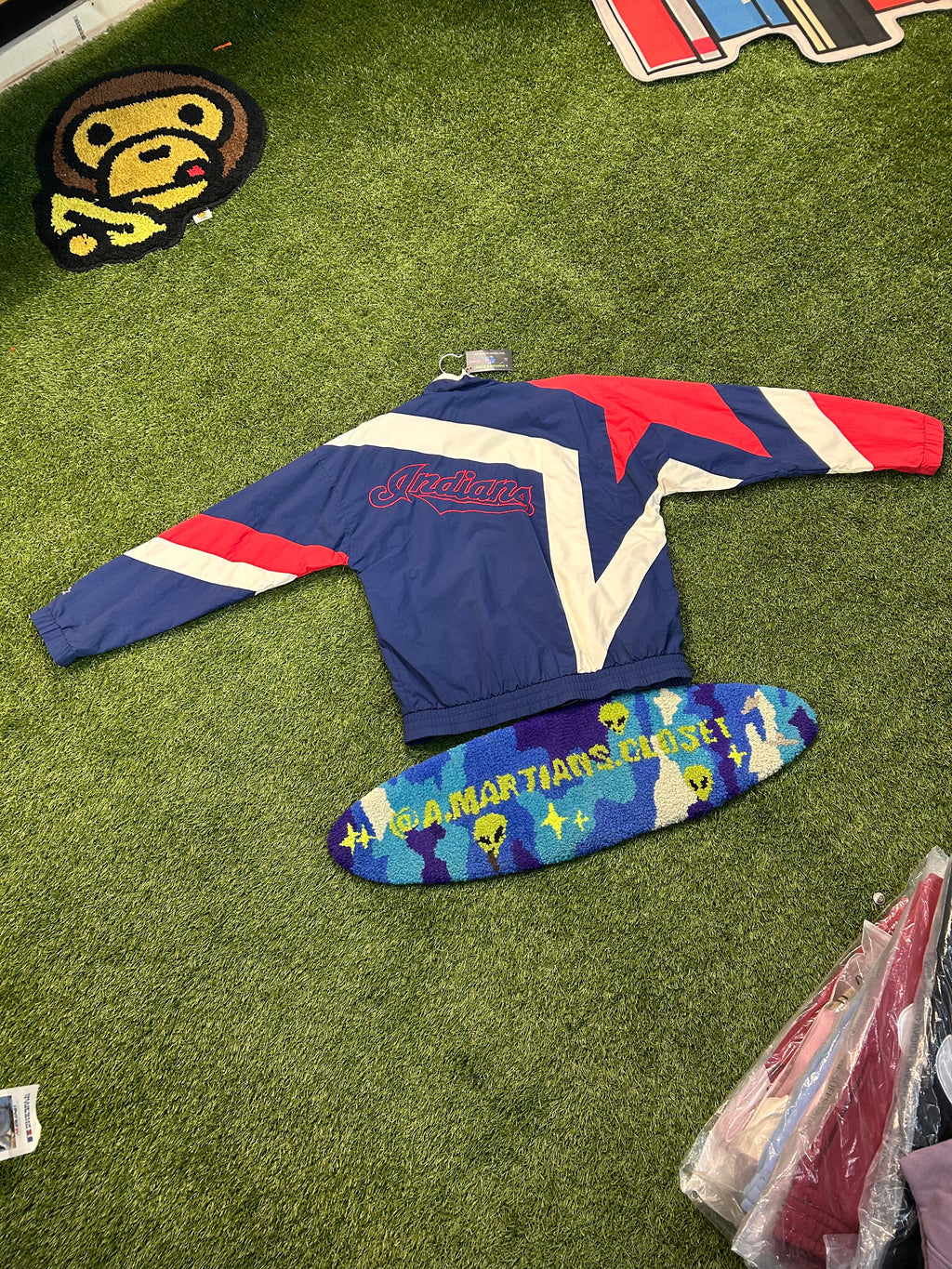 Vintage 90s MLB Cleveland Indians Starter Track Jacket