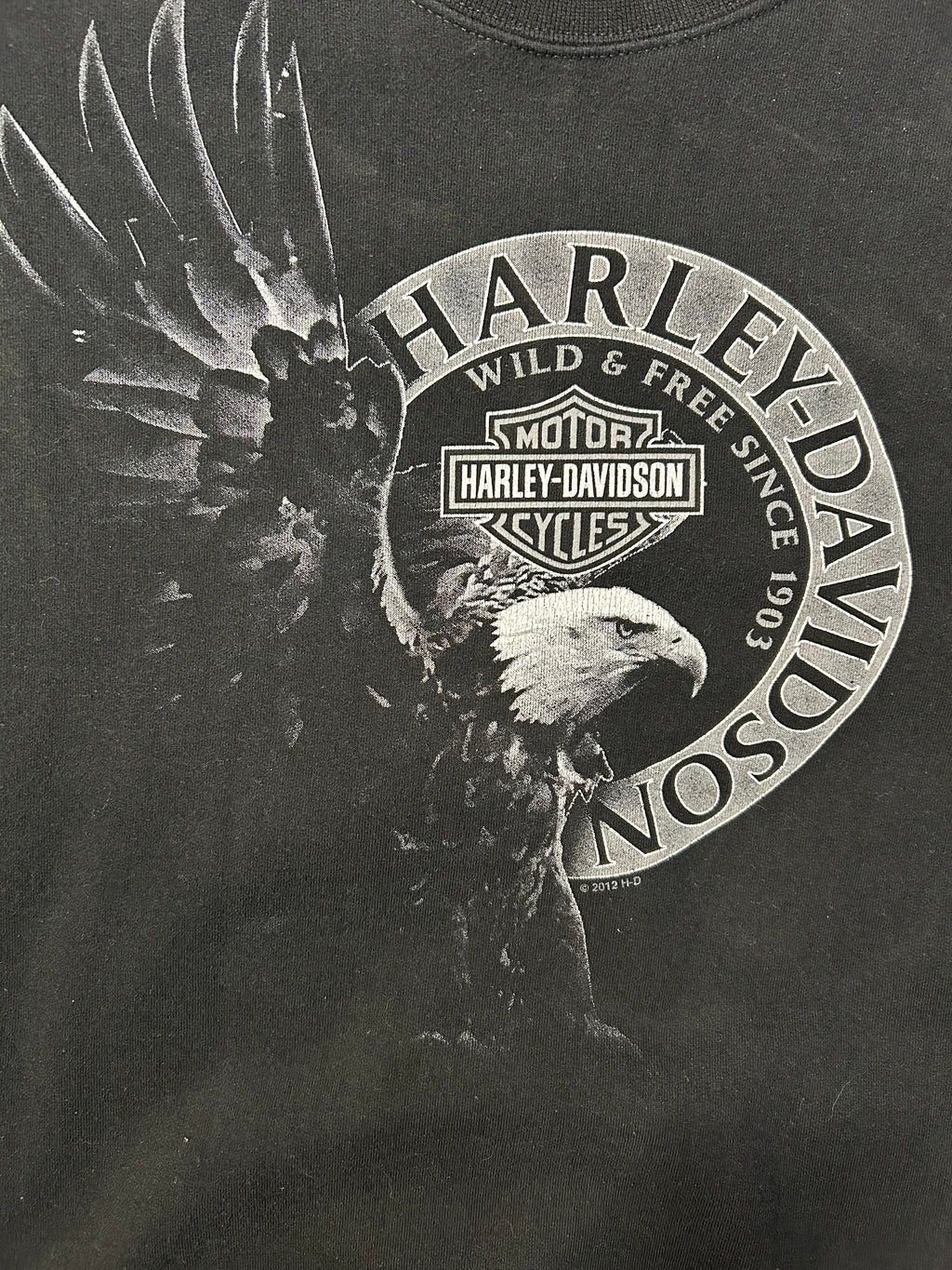 2013 Harley Davidson Wild & Free Crewneck