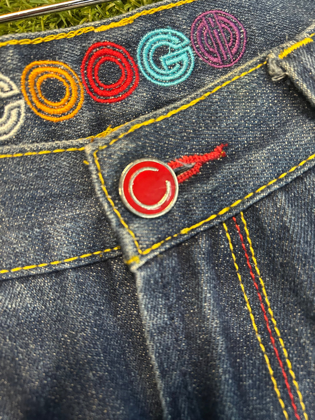 Y2K Coogi Australia Swords Jeans