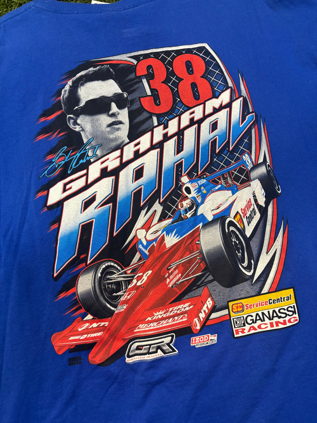 Y2k Graham Rahal Indy Car Series Honda Racing Tee