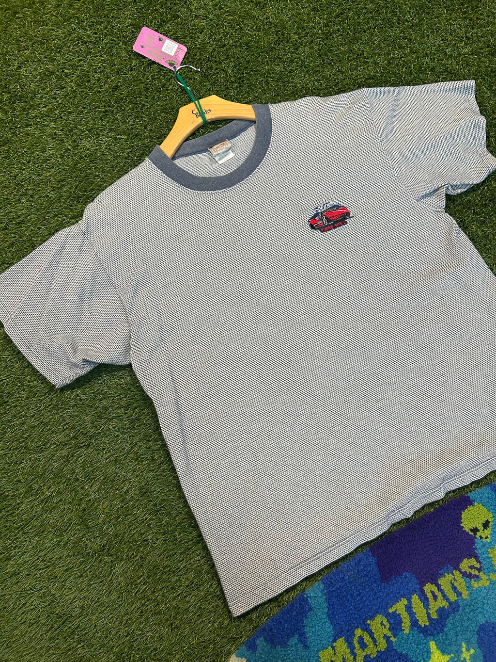 Vintage Hot Wheels Embroidered Twin Mill Car Tee