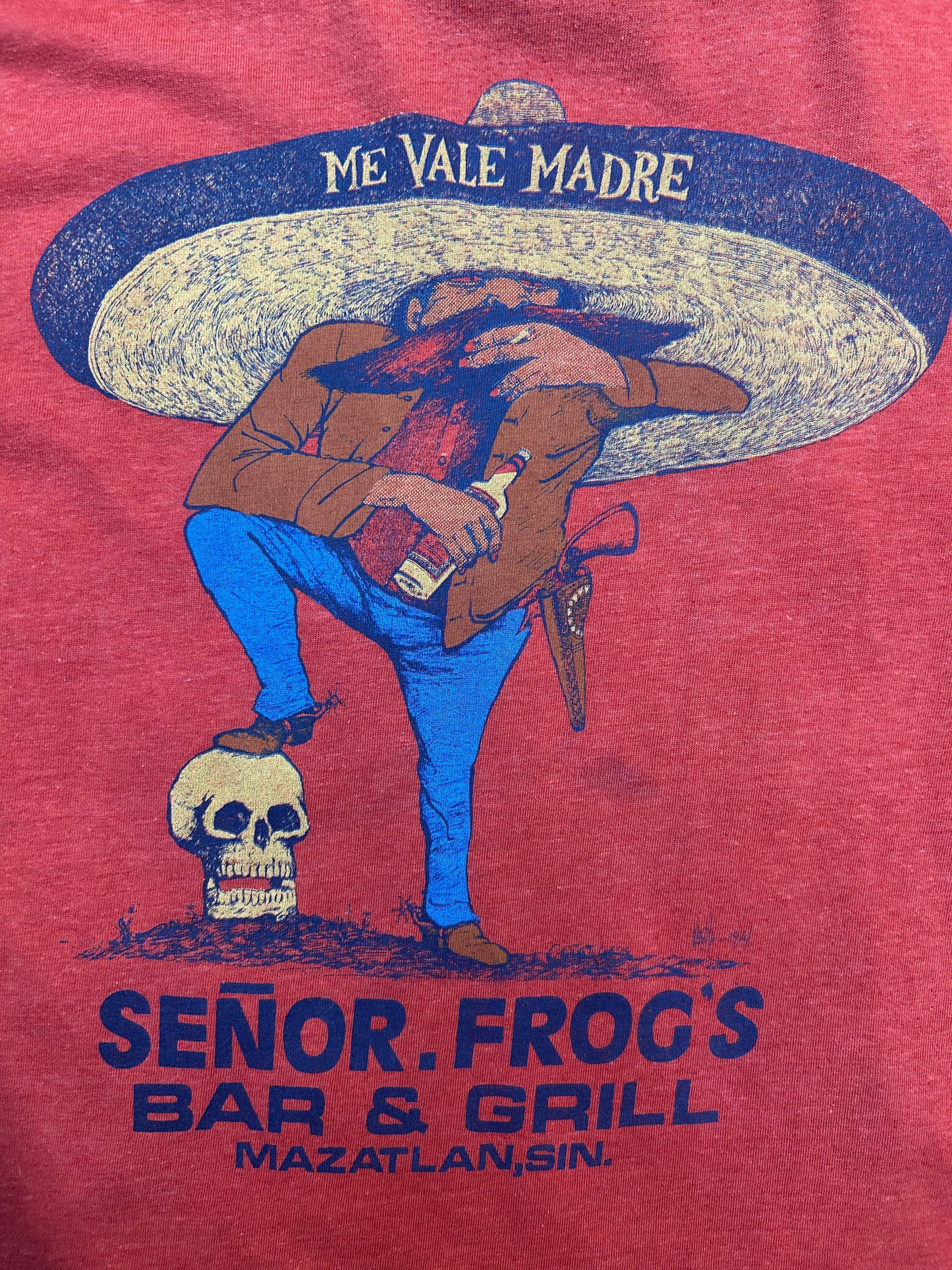 Vintage 90s Senor Frogs Bar & Grill Tee