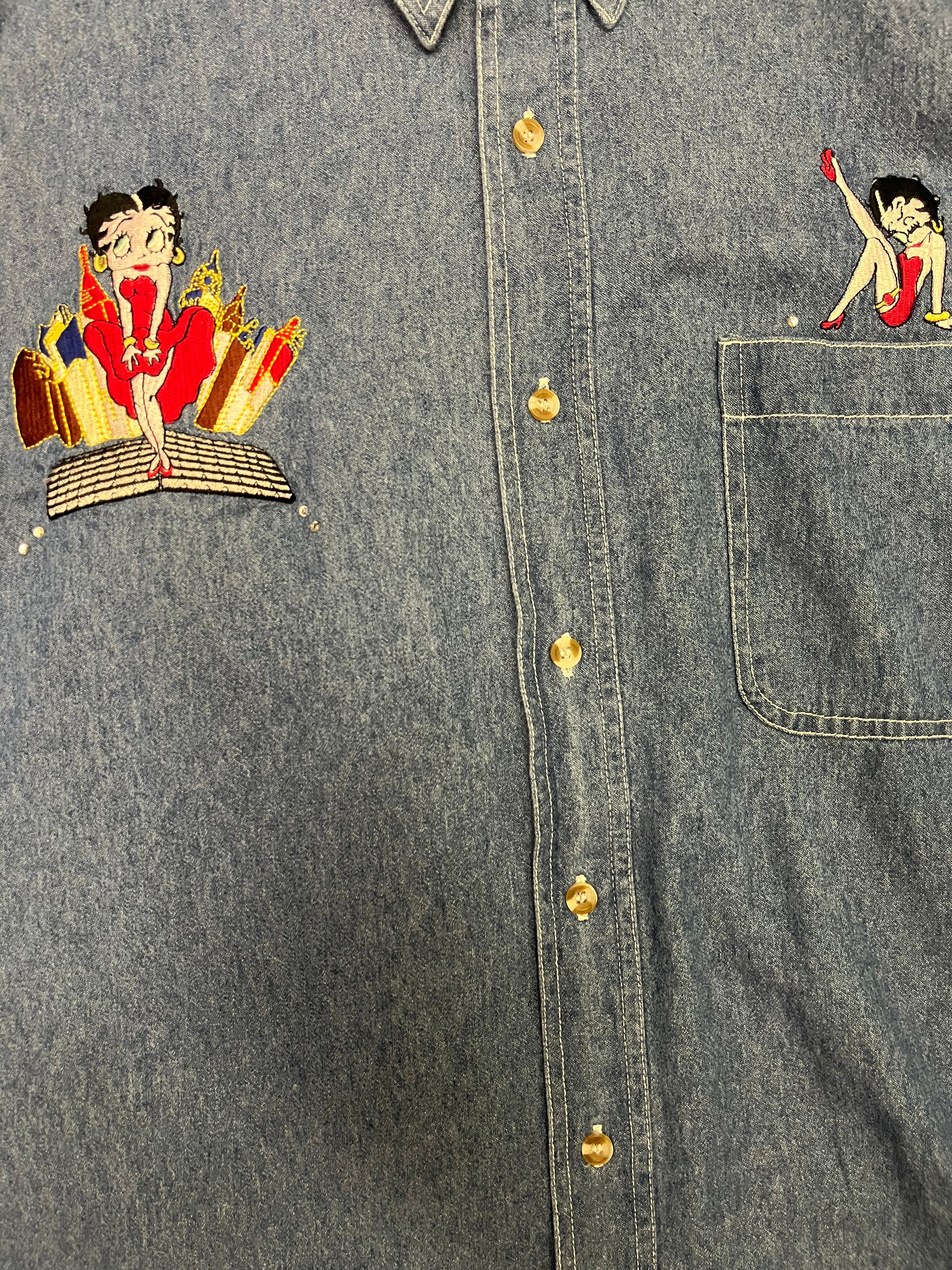Vintage Betty Boop Jean Jacket