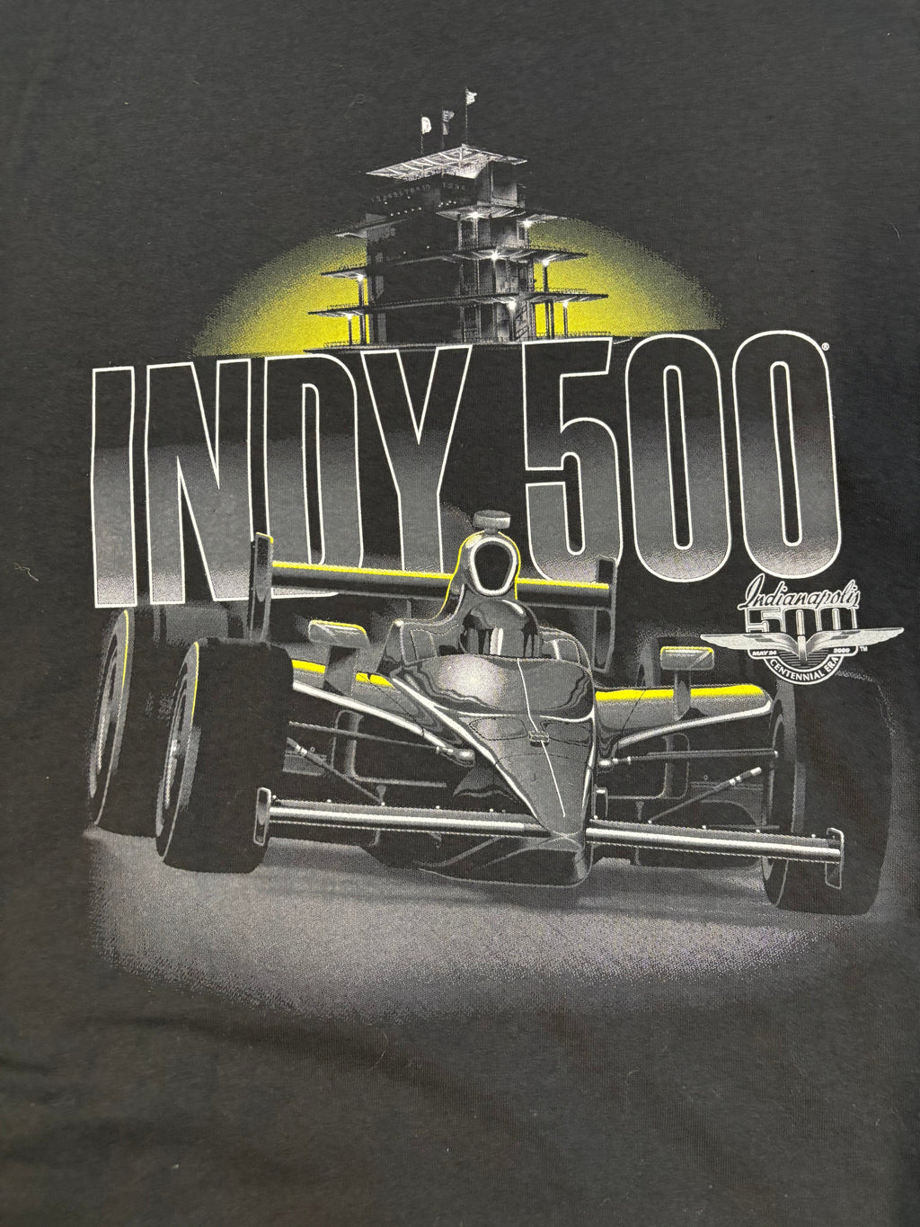 Dead stock 2009 Indy 500 racing T-Shirt Size 2XL Brickyard Authentics tag