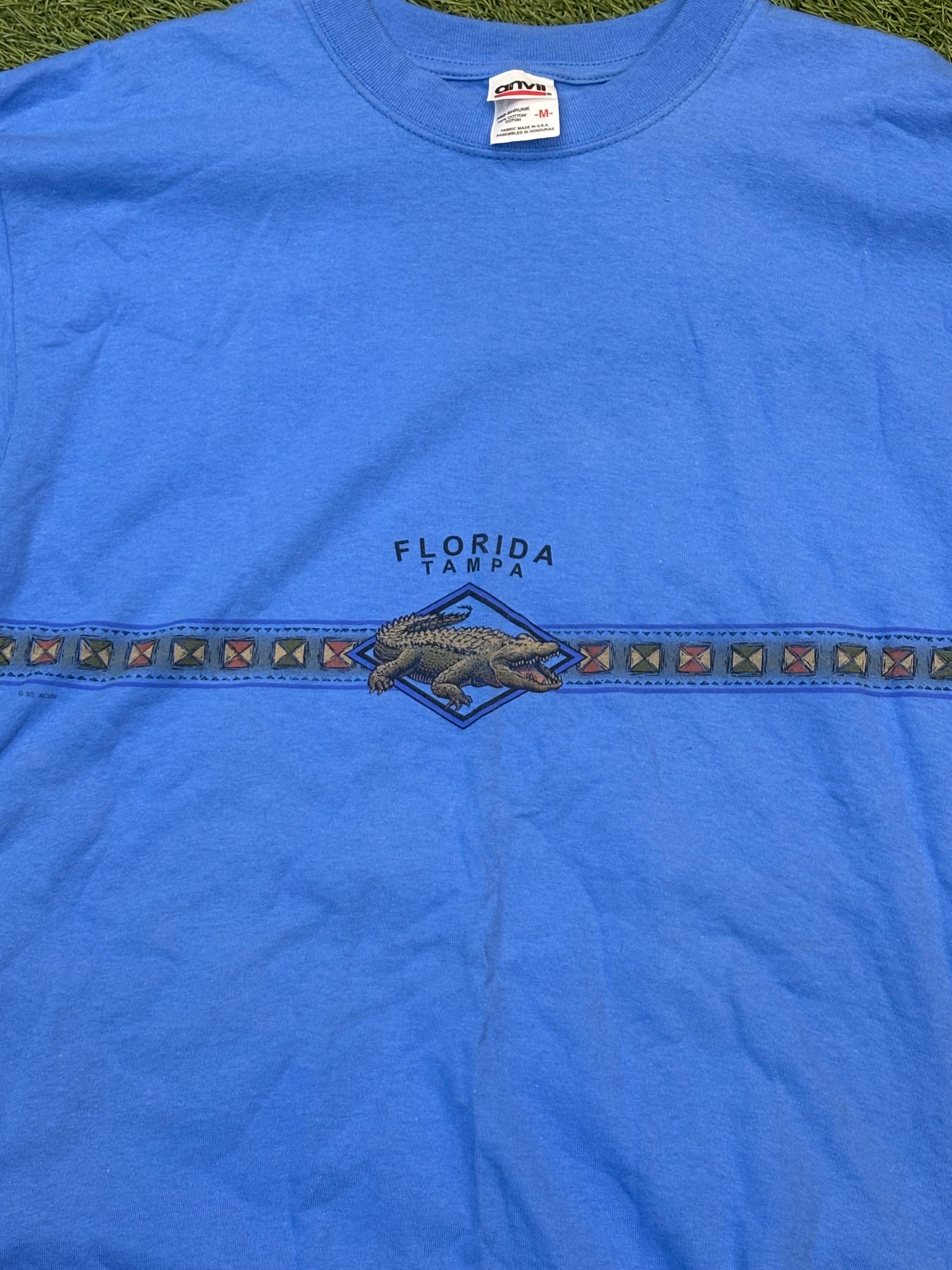 Vintage Anvil Tampa Florida Croc Shirt
