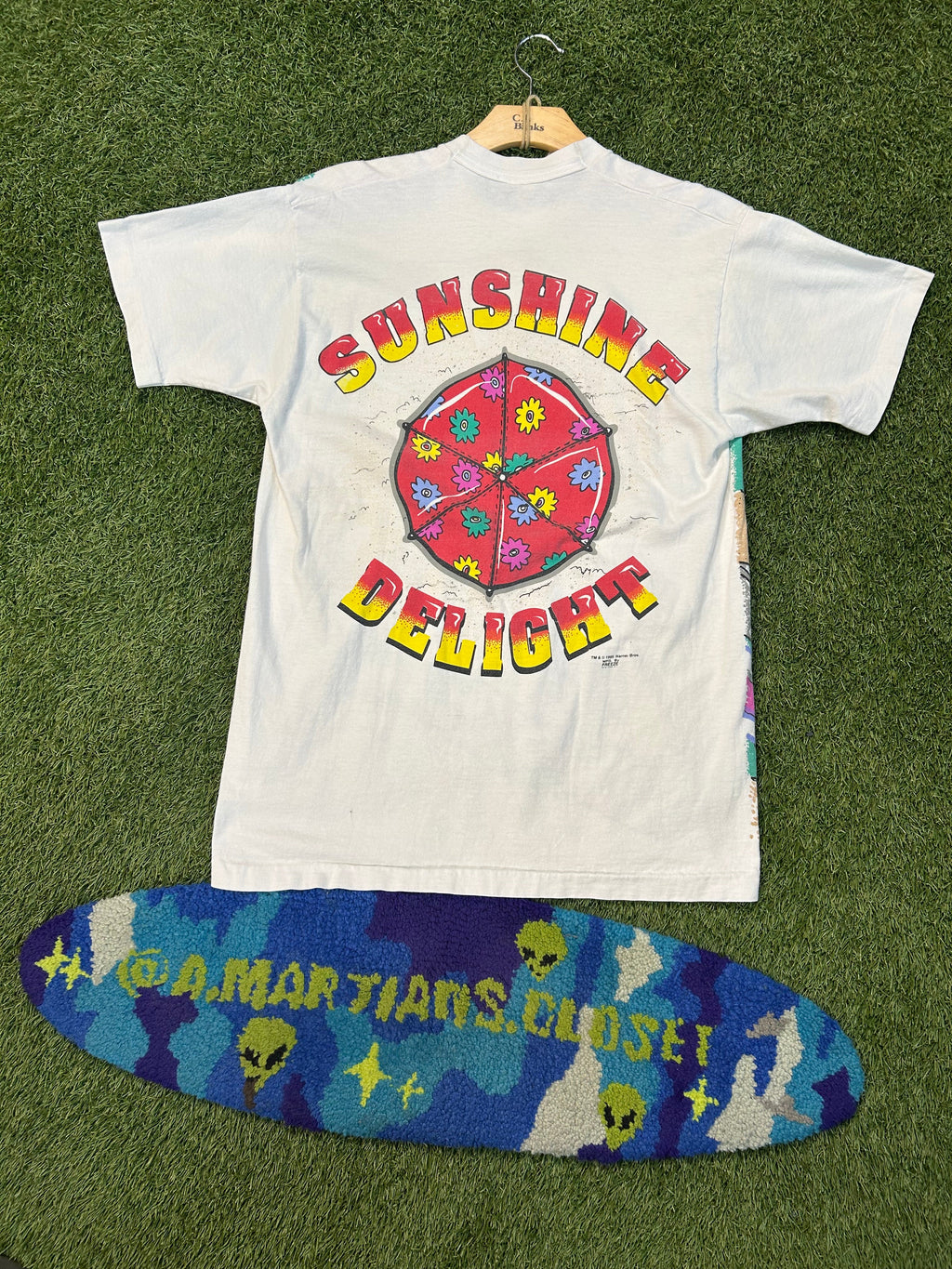 Vintage 1995 Warner Bros Tweety Bird Sunshine Delight AOP Tee