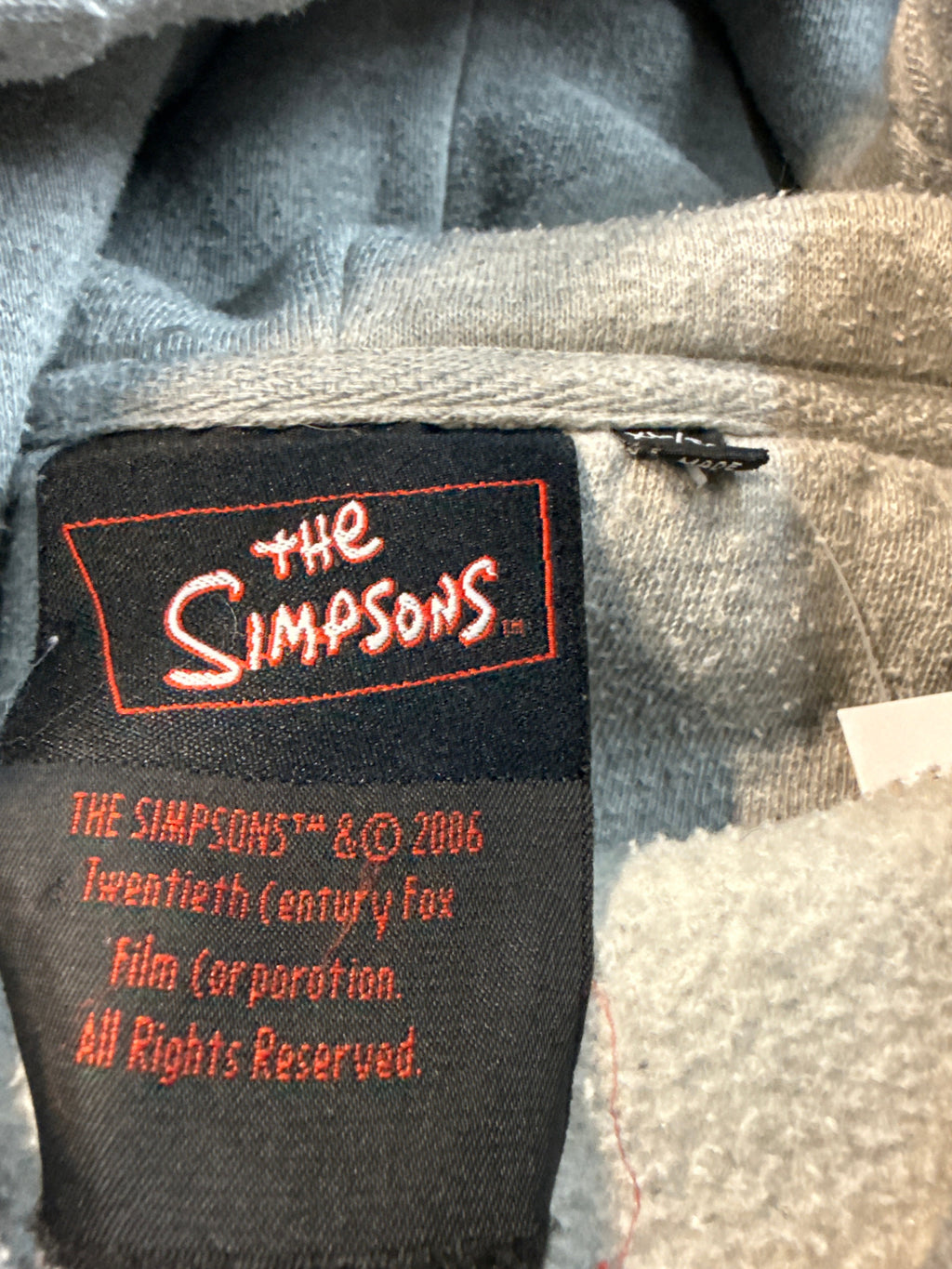 VINTAGE SIMPSONS “UNATHLETIC DEPT.” HOODIE