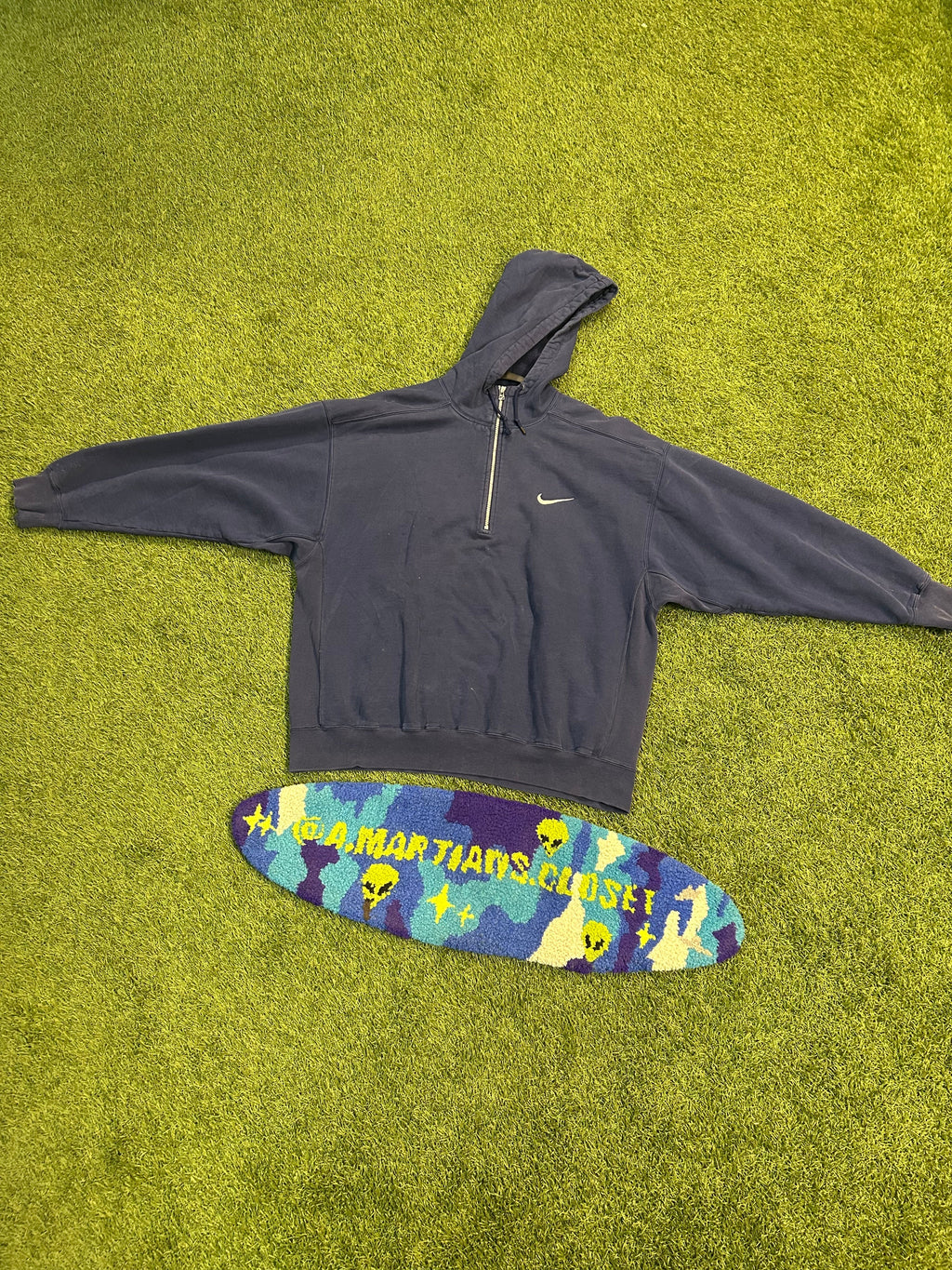 Vintage Nike Navy Blue QrtZip Jacket