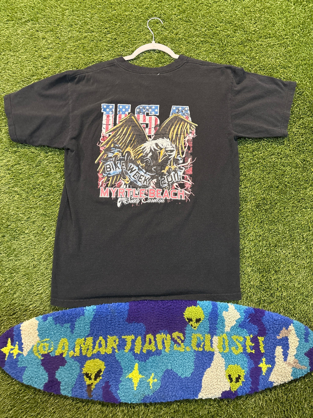 Myrtle beach Men’s black tee