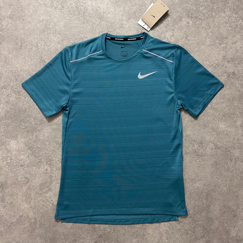 NIKE MILER 1.0 T SHIRT - TEAL