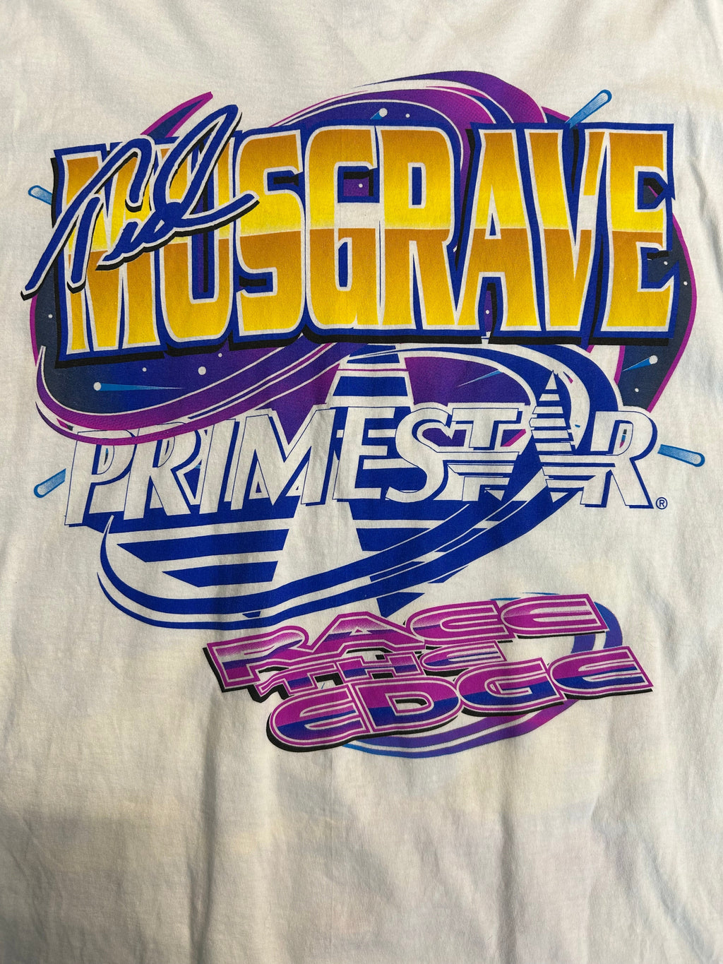 Vintage 1998 Ted Musgrave Primestar NASCAR Tee