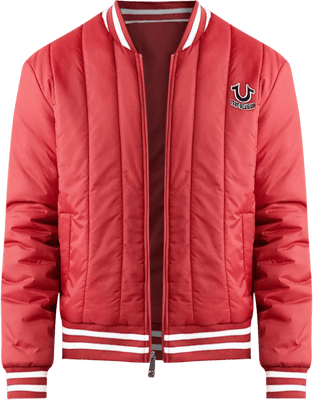 True Religion Vertical Quilt Jacket