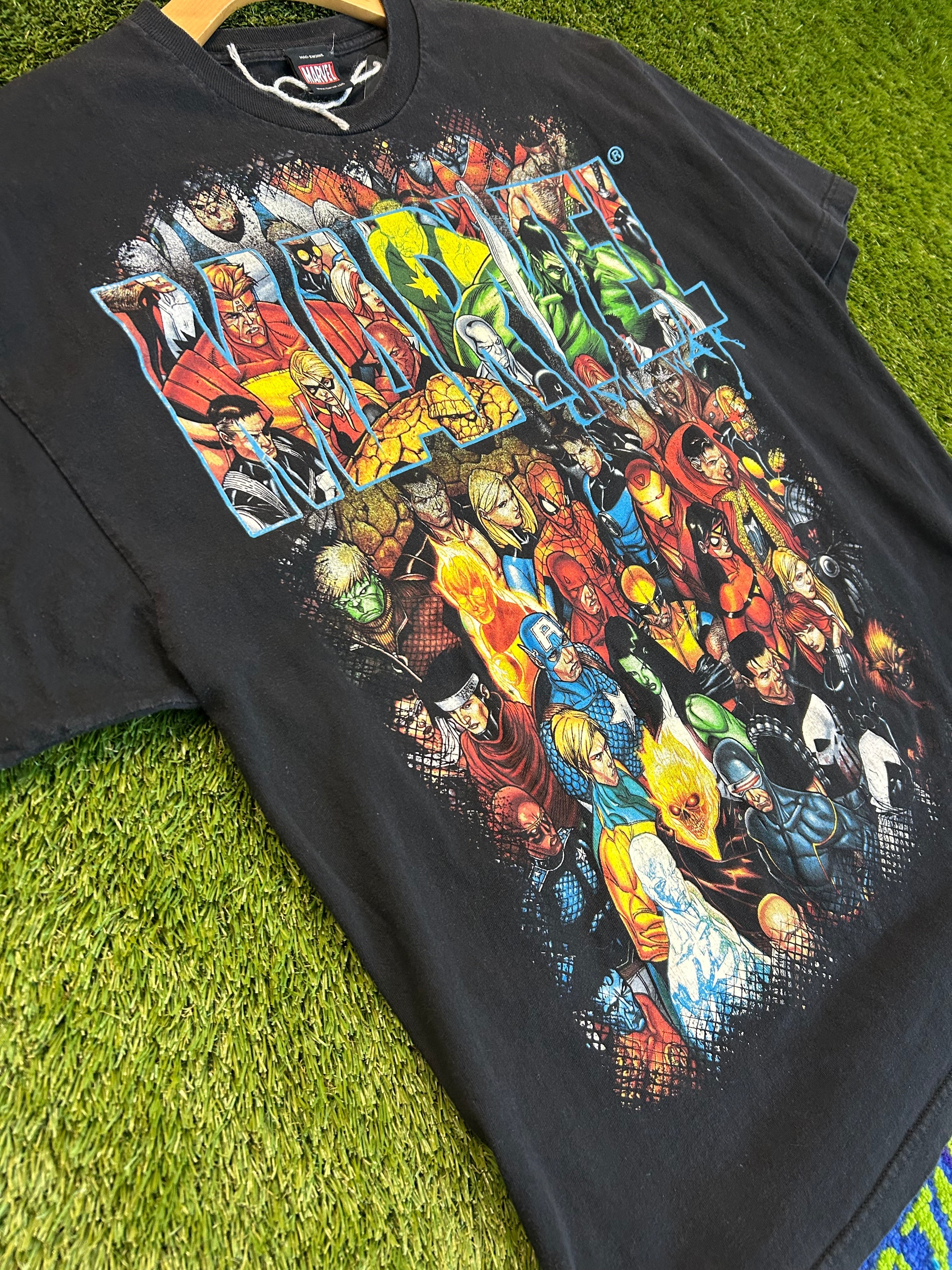 Y2K Retro Style Marvel Front Only Tee