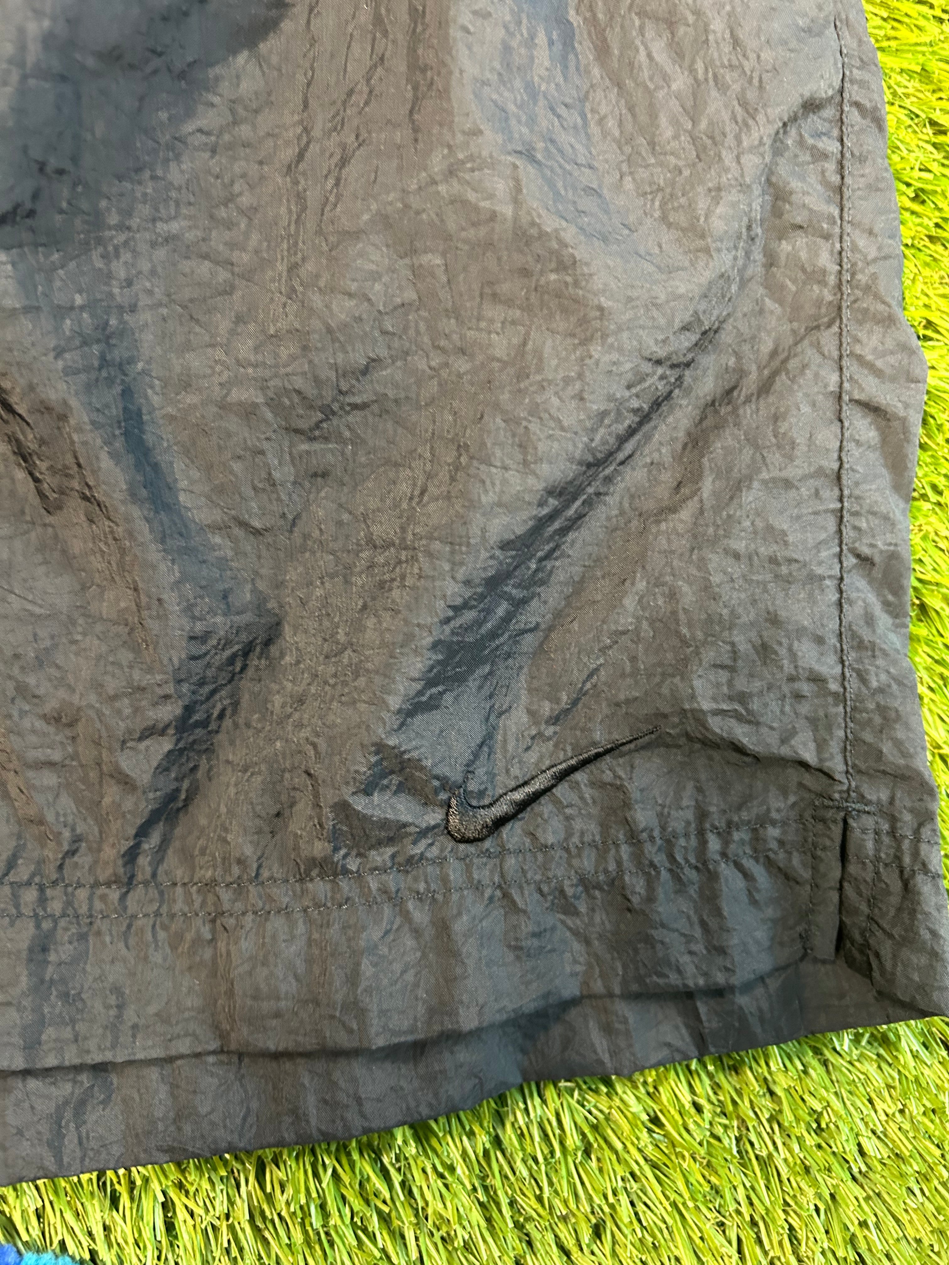 Vintage 90s All Black Nike Running Shorts