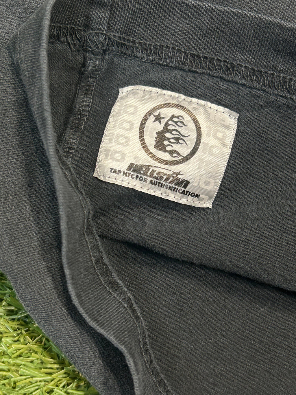 Grey Hellstar Big Logo Tee