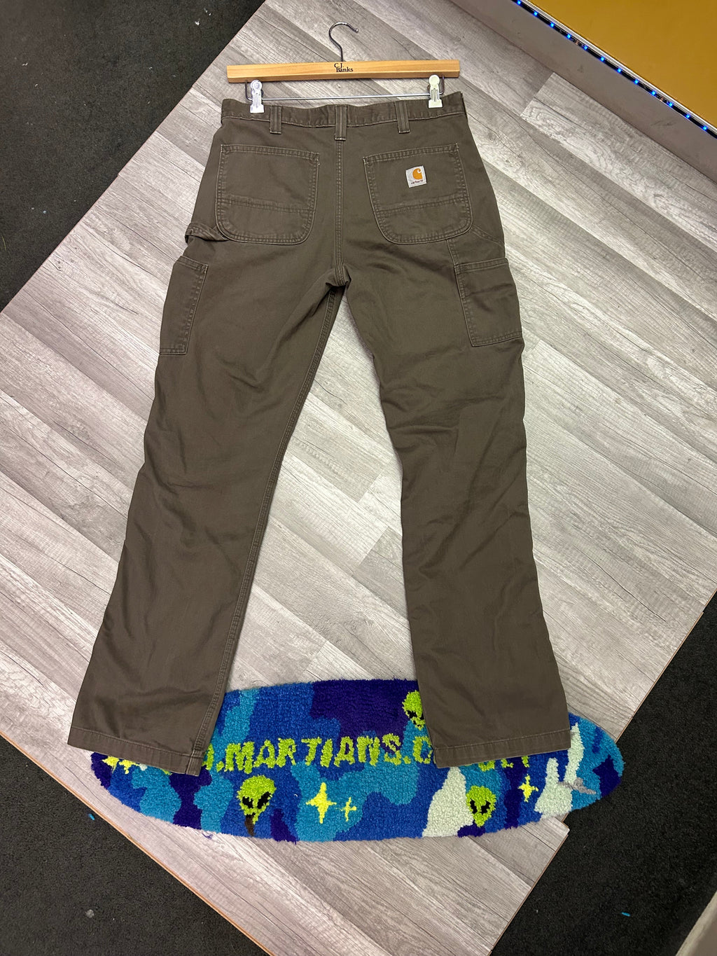 Vintage 2000s Carhartt Relaxed Fit Dark Grey Jeans