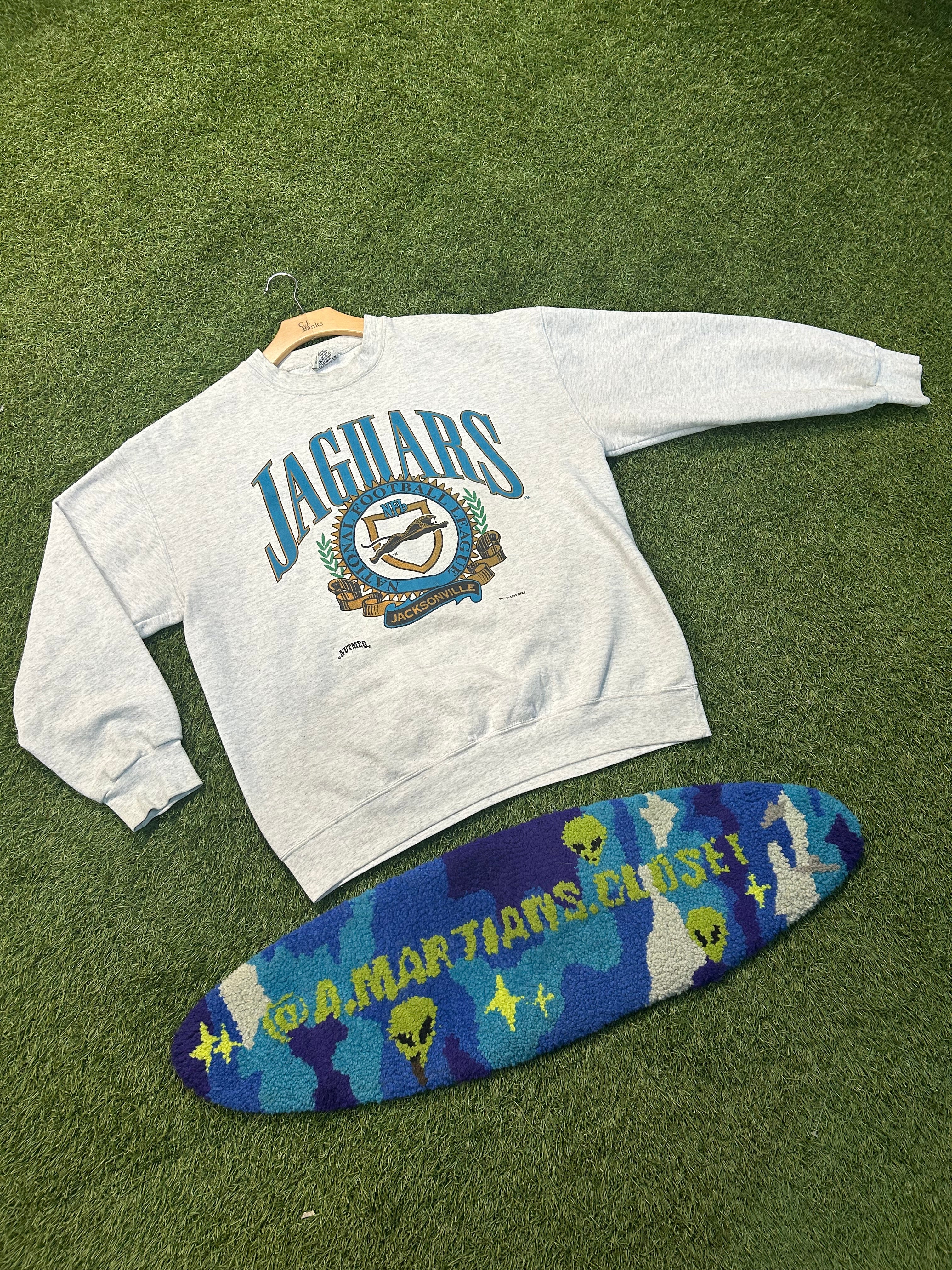 Vintage 1993 Nutmeg Jacksonville Jaguars NFL Crewneck