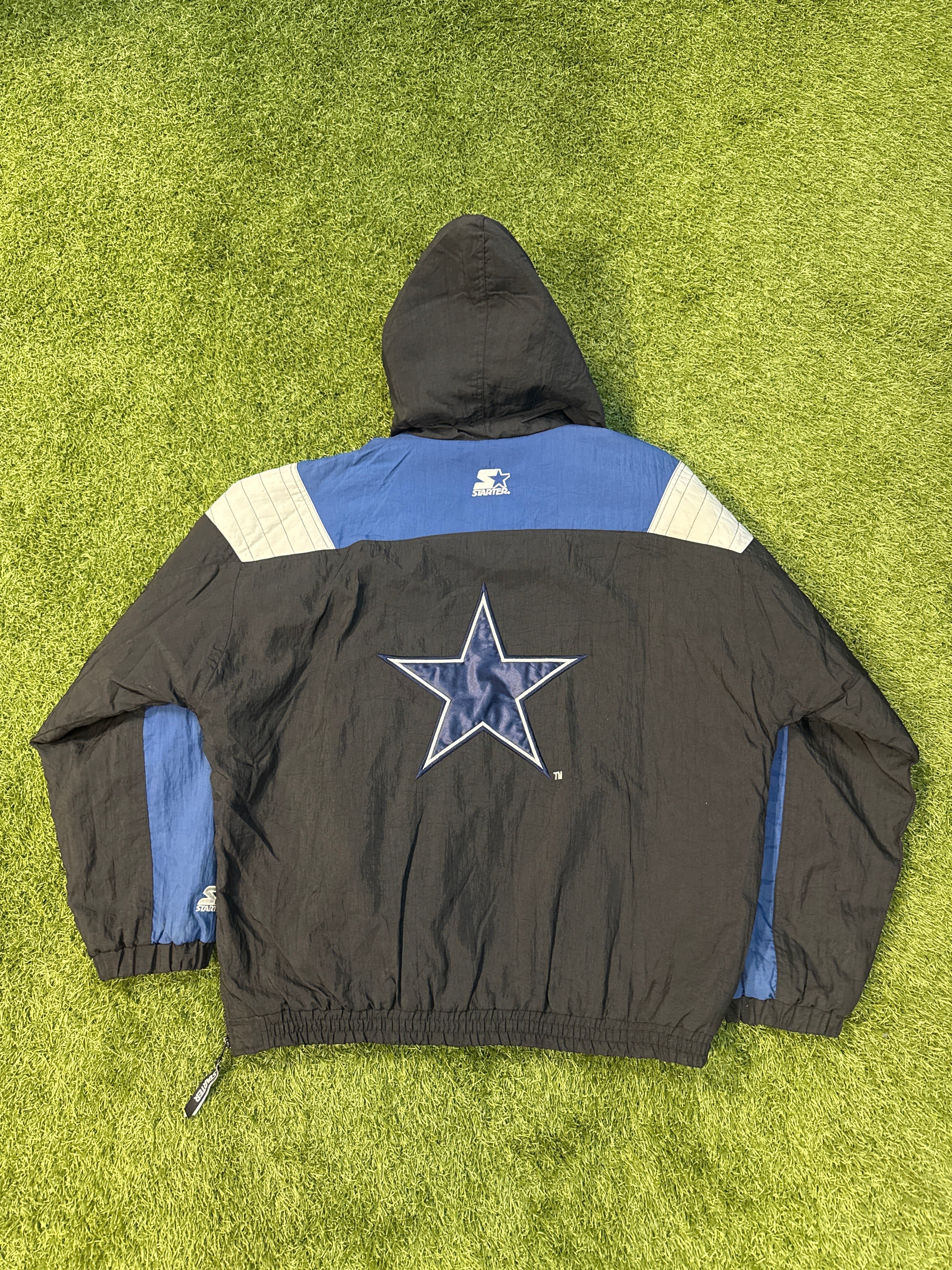 VINTAGE STARTER “DALLAS COWBOYS” QTR ZIP JACKET