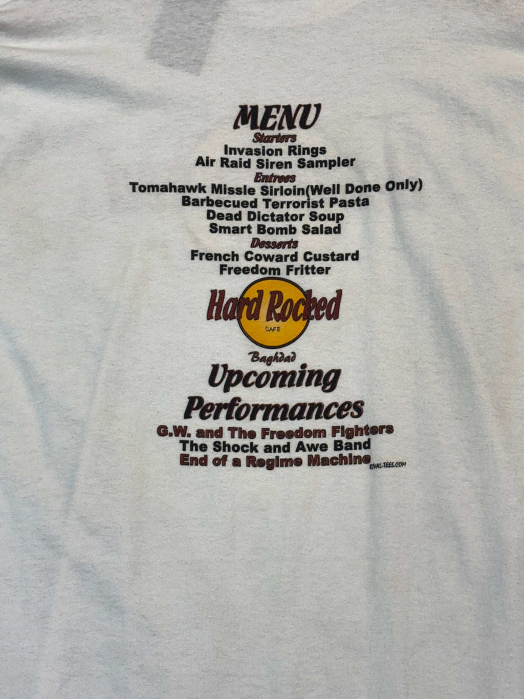 Jerzees “Hard Rocked” Cafe Baghdad Tee