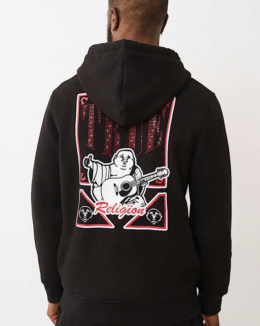 True Religion Buddha Card Black Jacket