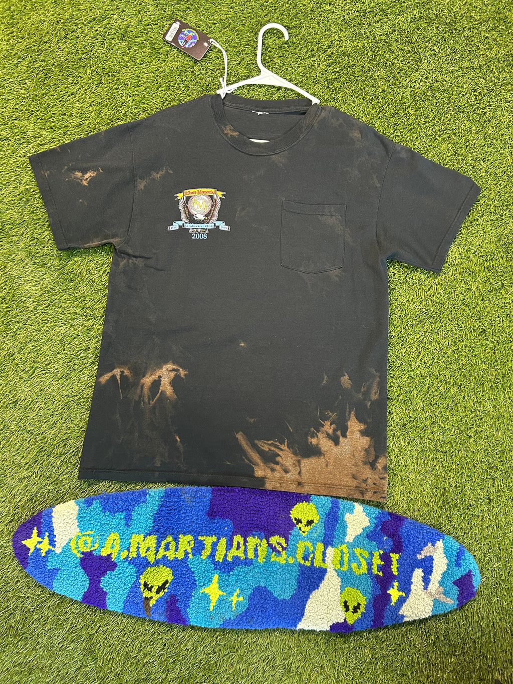 Y2K Biker Memorial Bleached 2008 Tee
