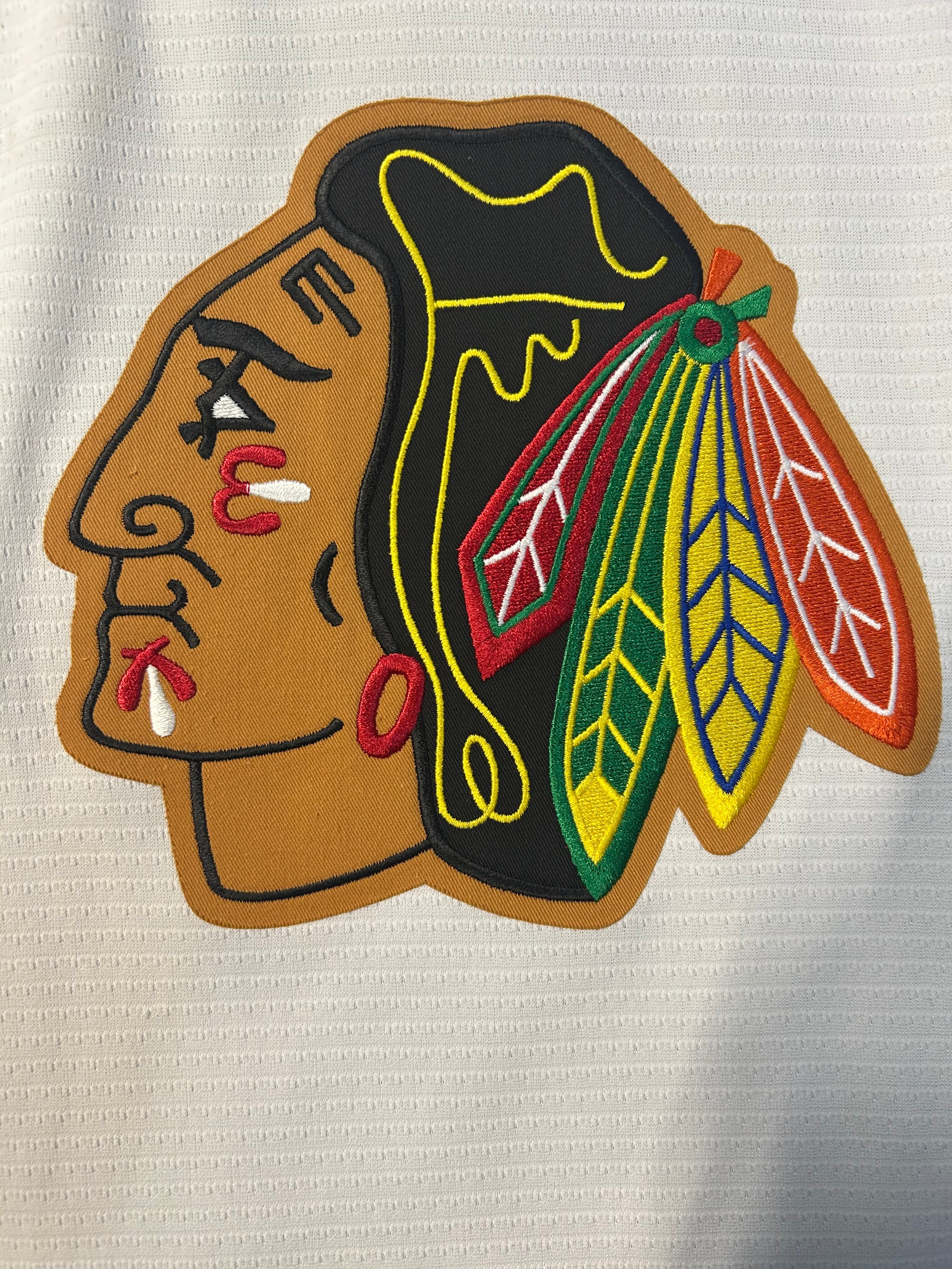 Vintage Chicago Blackhwaks NHL Nike Red Tag Jersey