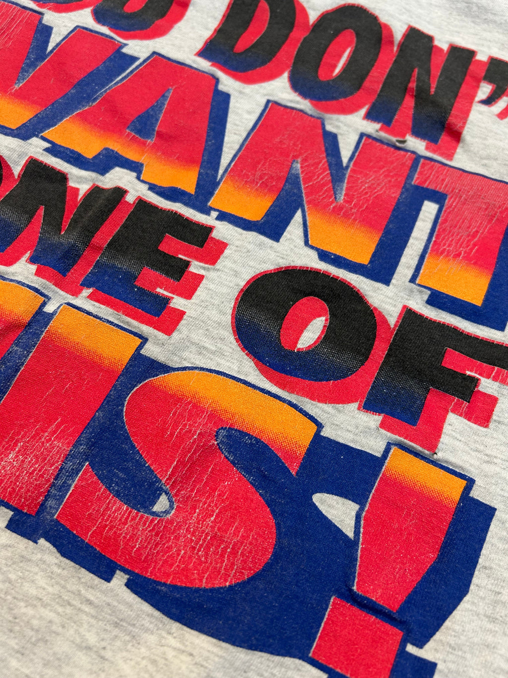 Rare Vintage 1995 Looney Toons You Don’t Want None Of This Tee