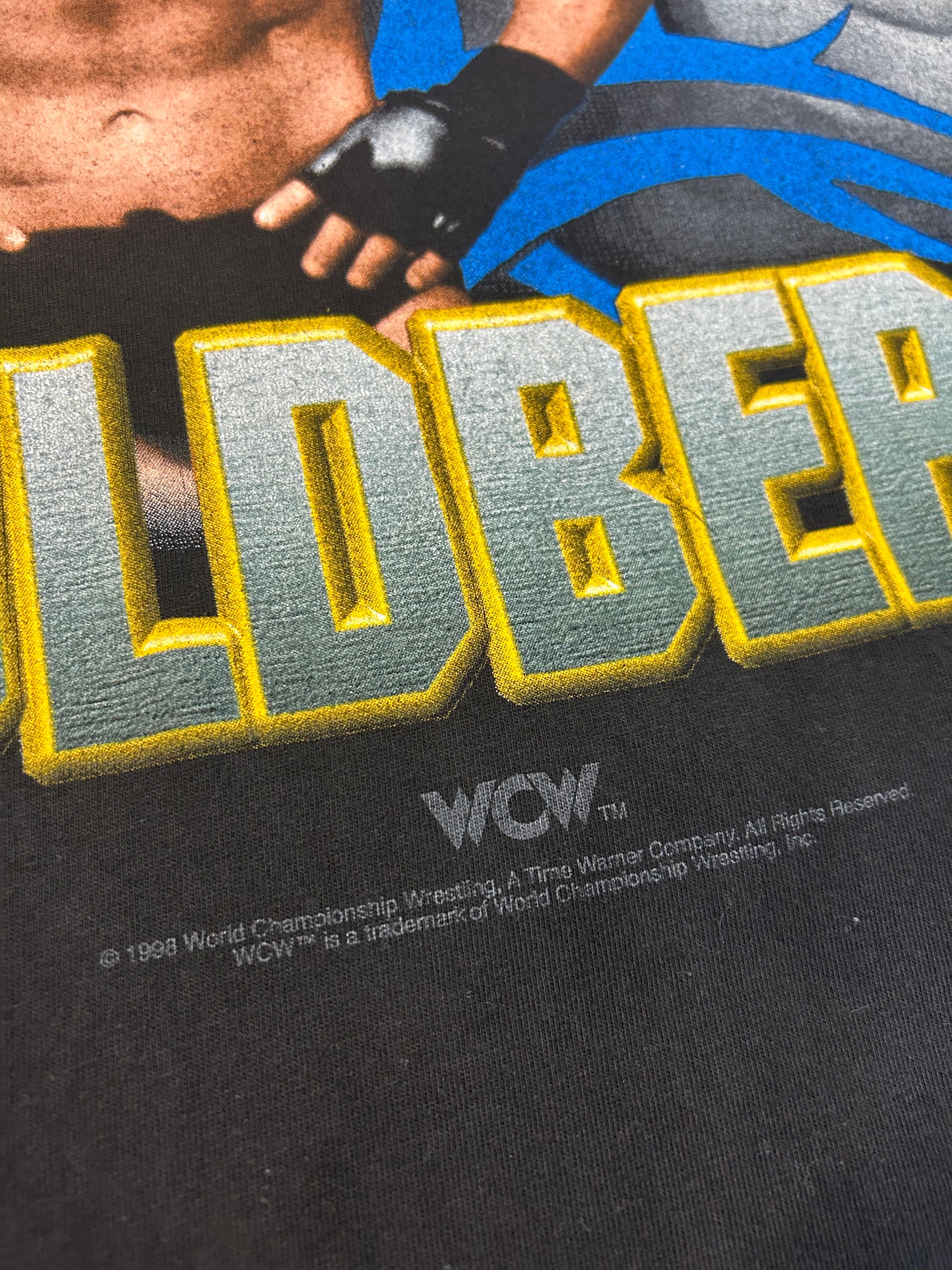 Vintage 1998 Goldberg WCW “All American Wear” Tag Tee