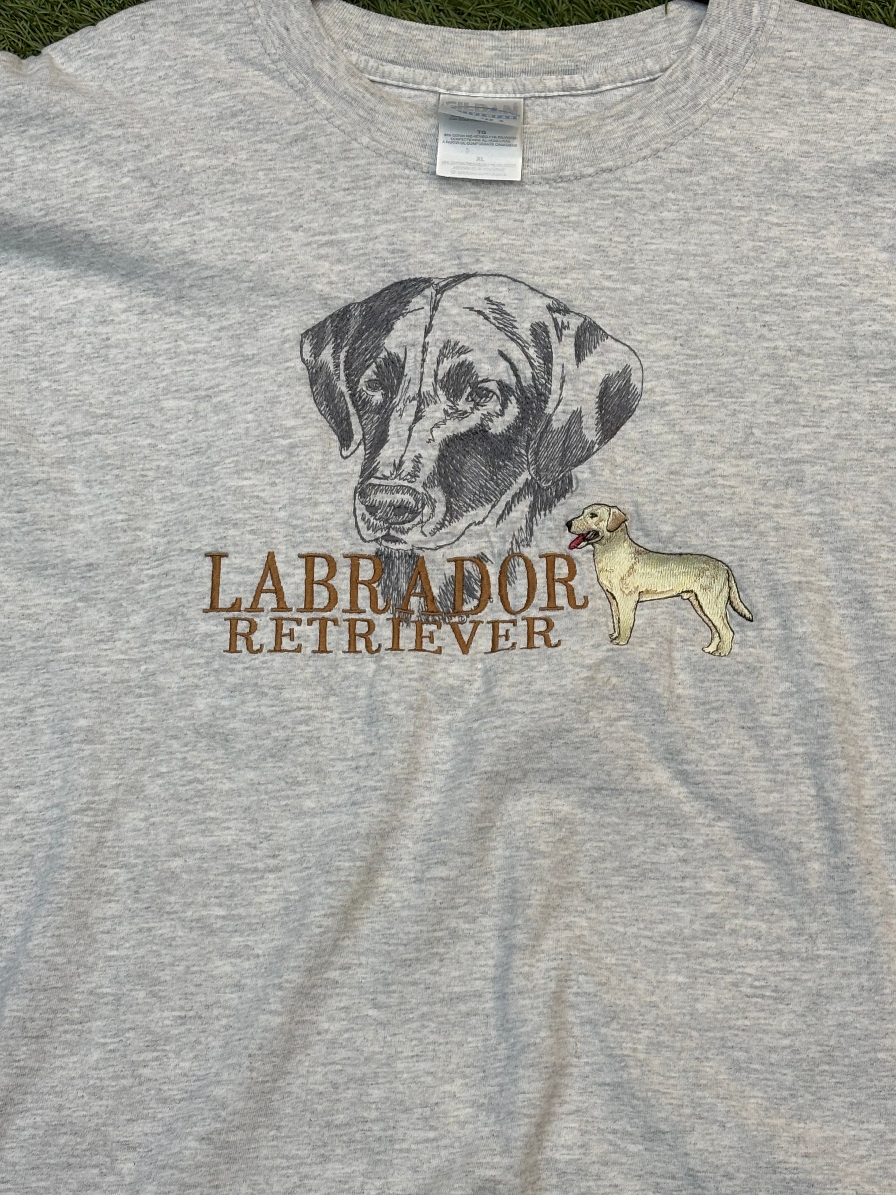 Gilden Embroidered Labrador Retriever Tee