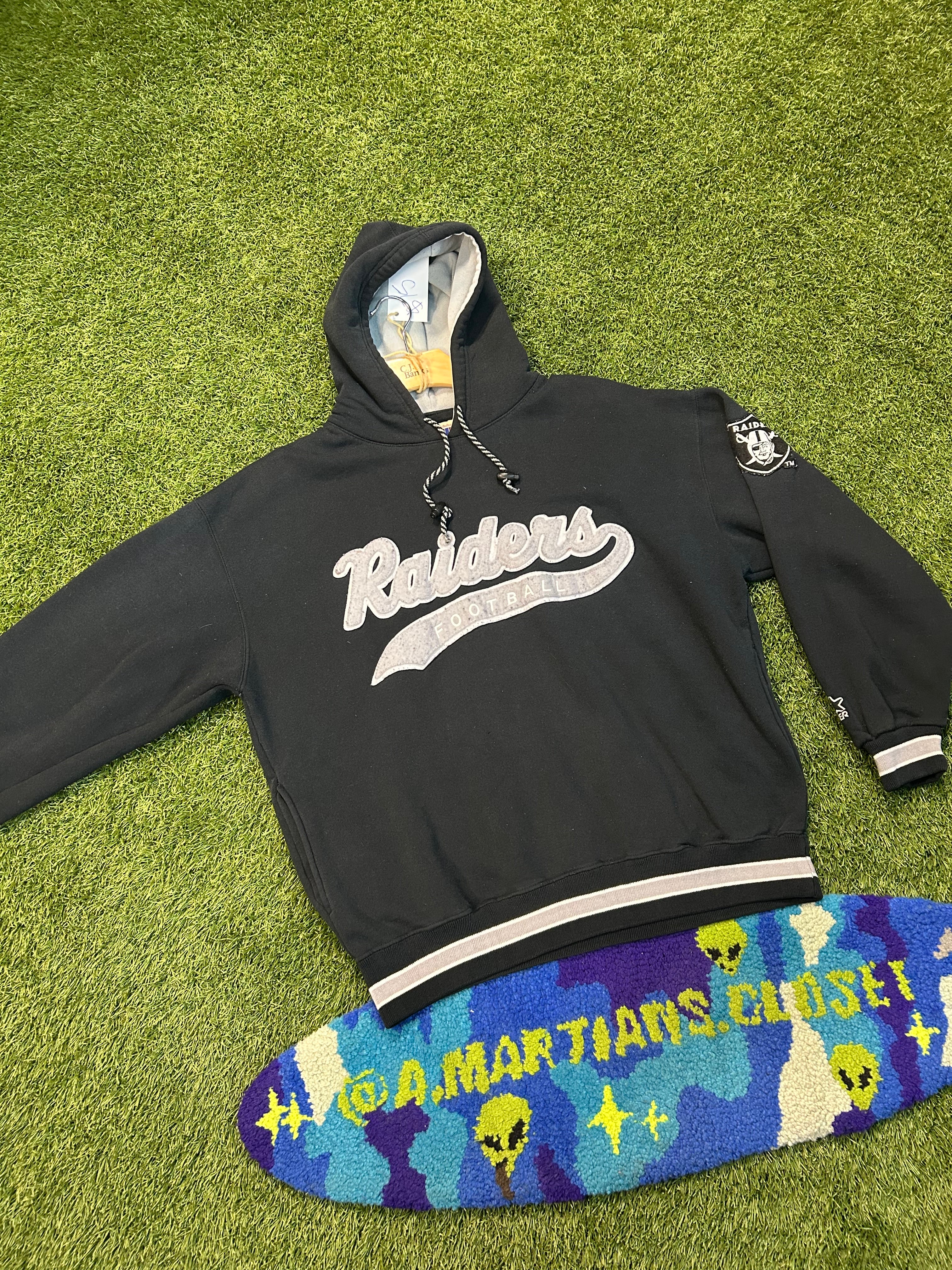 Vintage 90s Raiders Football Starter Hoodie W/Pockets
