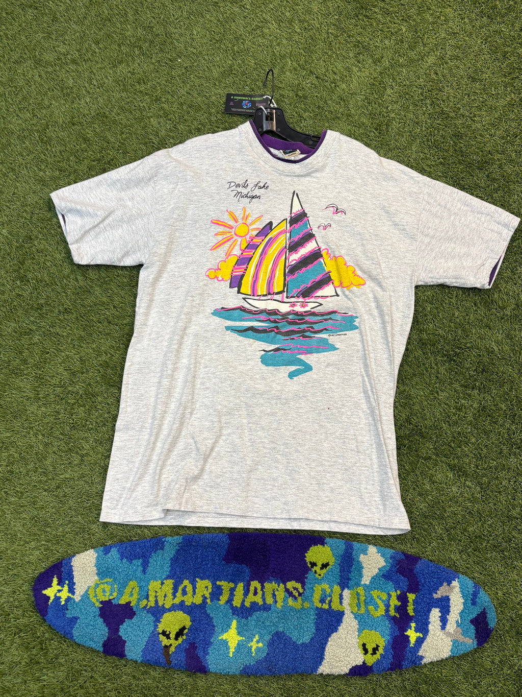Vintage Devils Lake Michigan Travel Tee