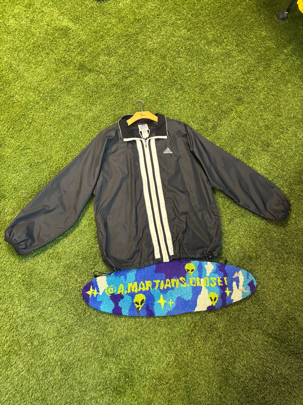90s Vintage Adidas Vertical Front Stripe Jacket